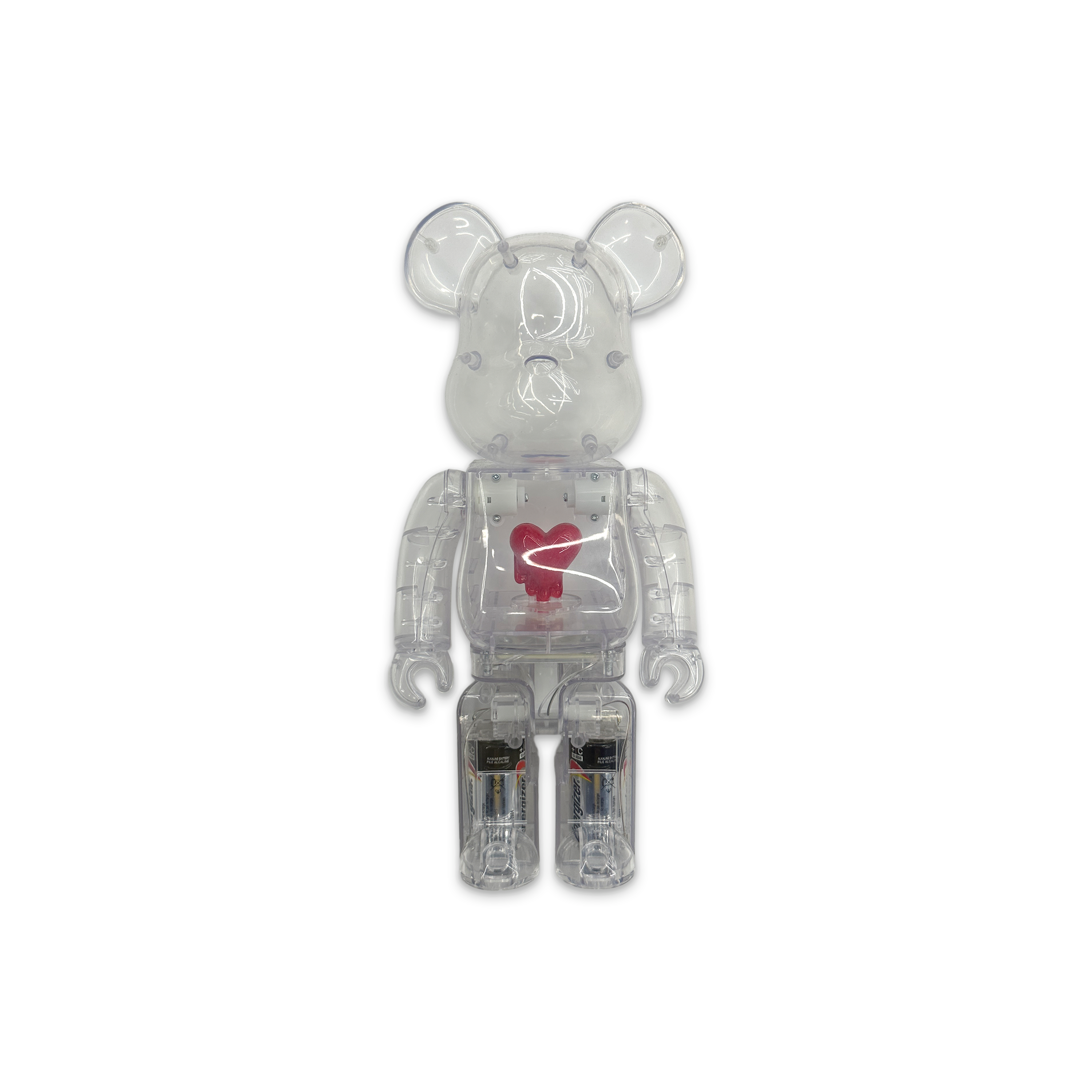 Bearbrick 400% "Emotionally Unavailable Heart Clear"