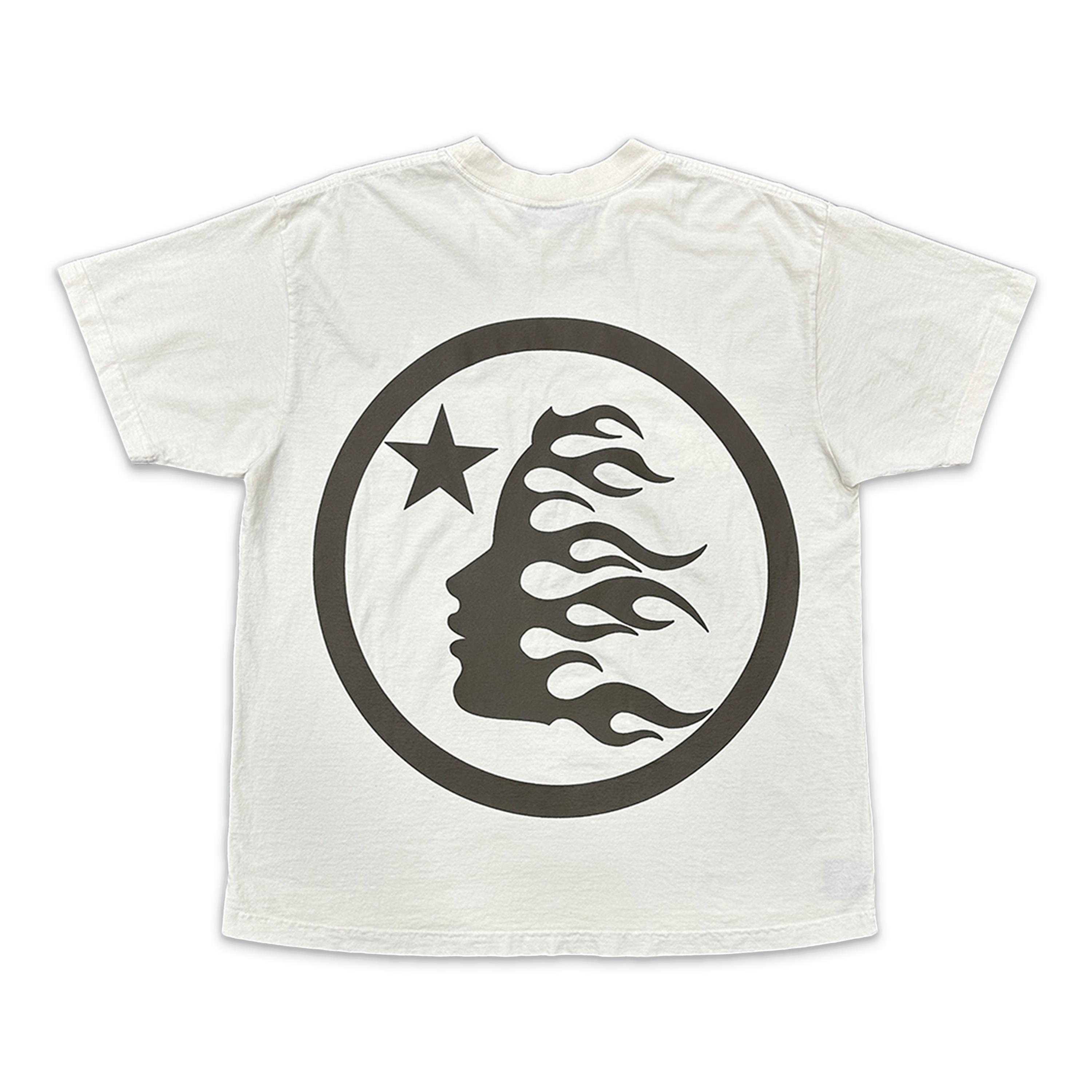 Classic Print Tee "White/Brown"