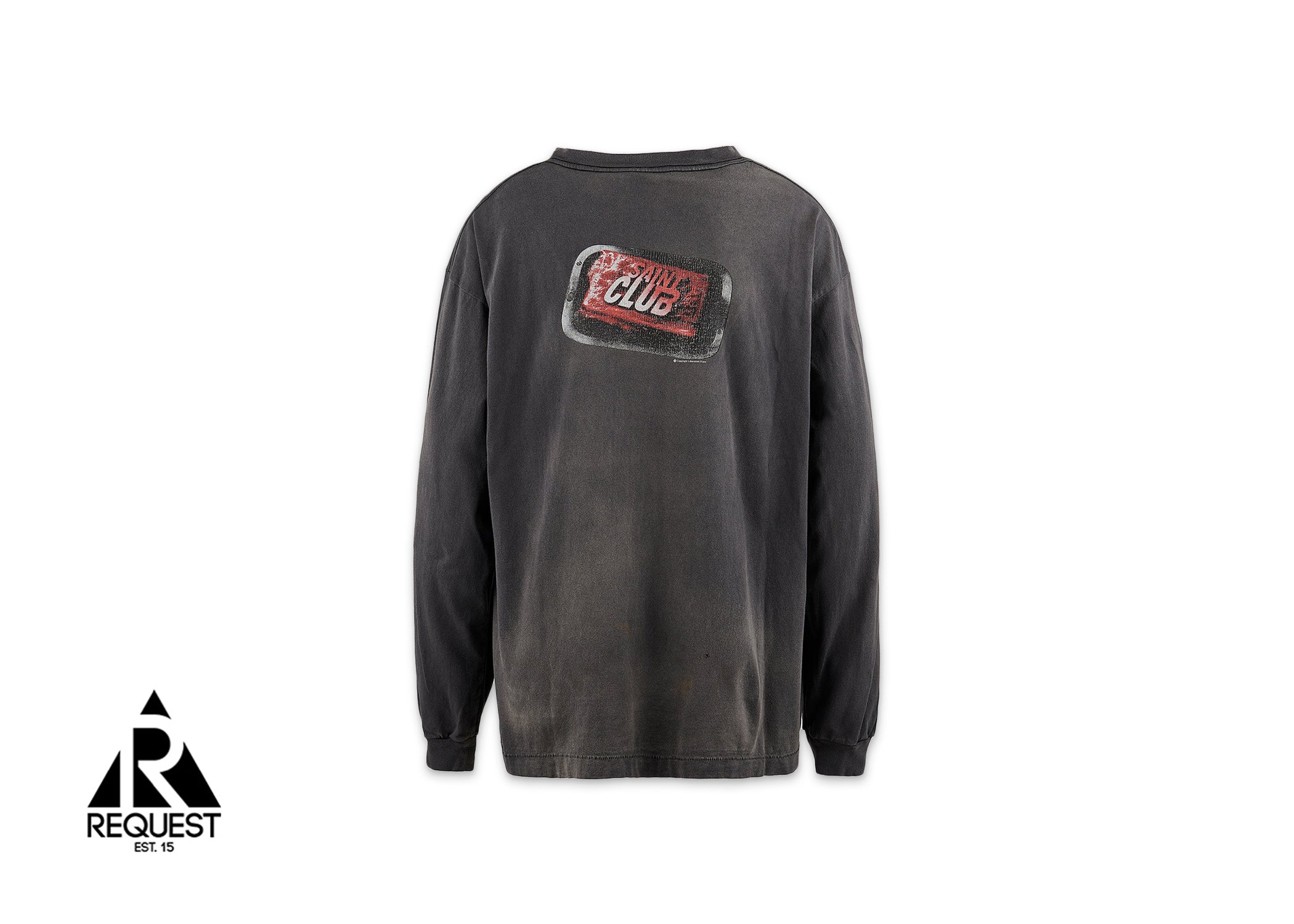 トップス SAINT MICHAEL LS TEE/SAINT CLUB/BLACK L Saint Club L/S Tee 