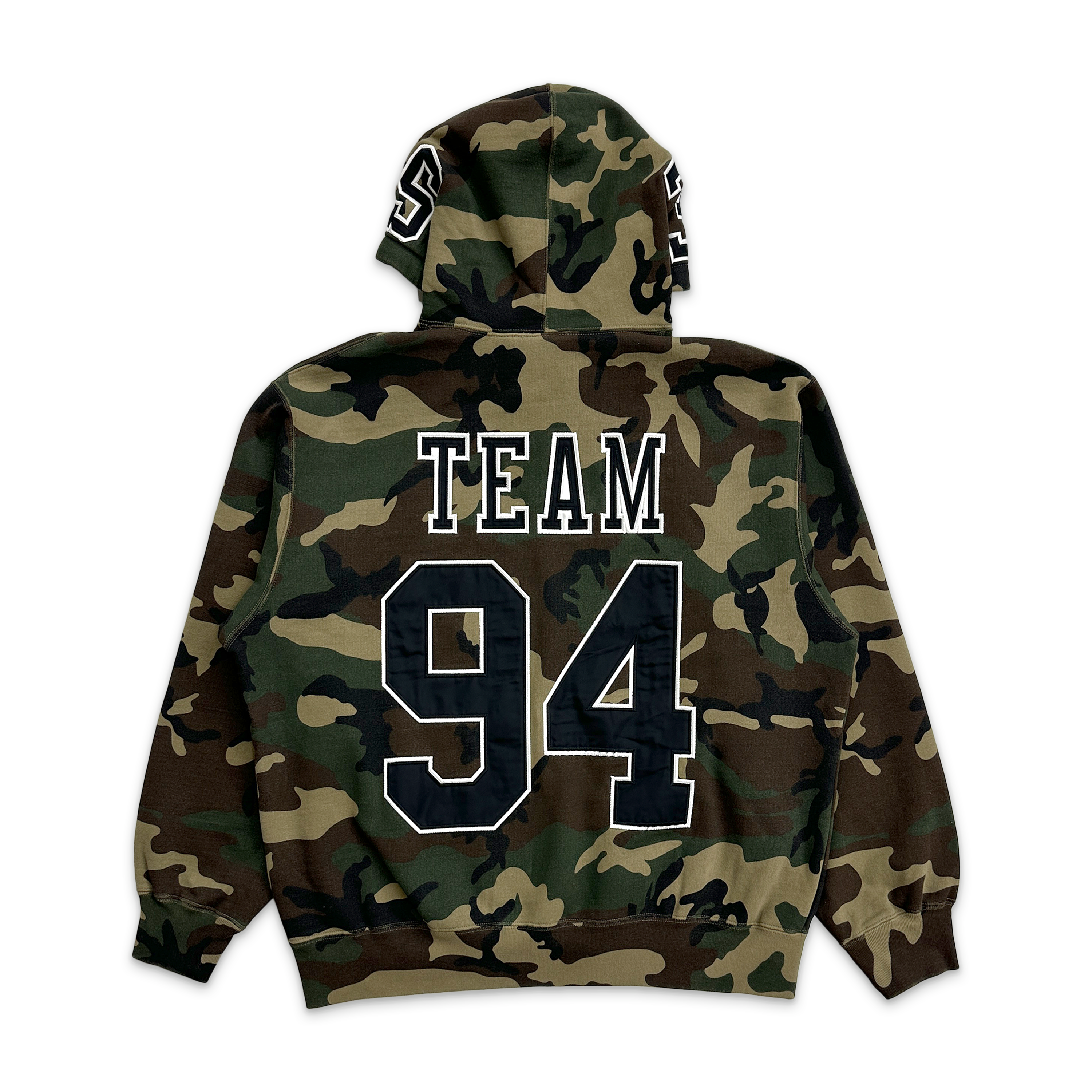 Supreme, Team 94 Hooded Sweatshirt "Camo"