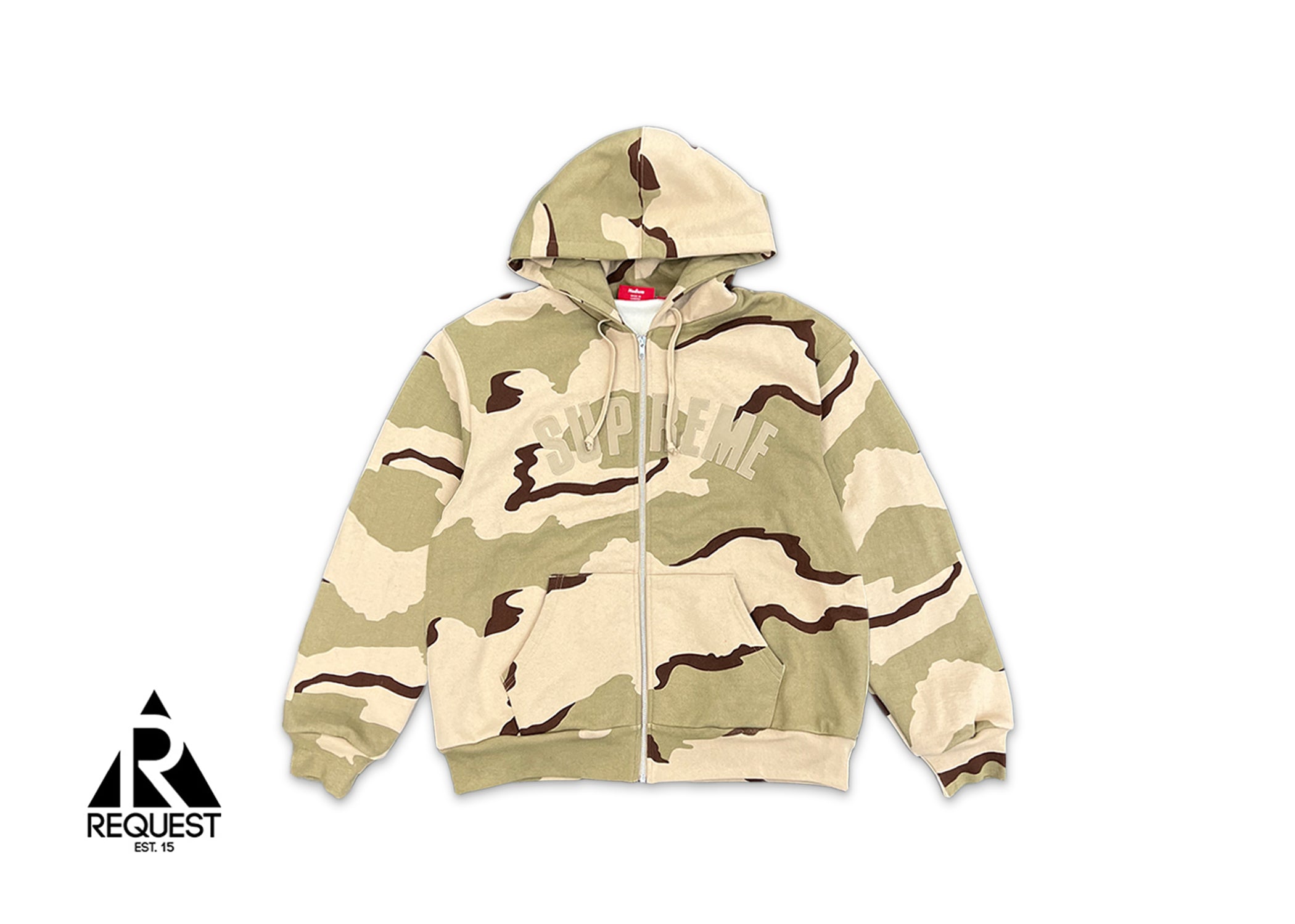 Arc Thermal Zip Up Hooded Sweatshirt "Desert Camo"