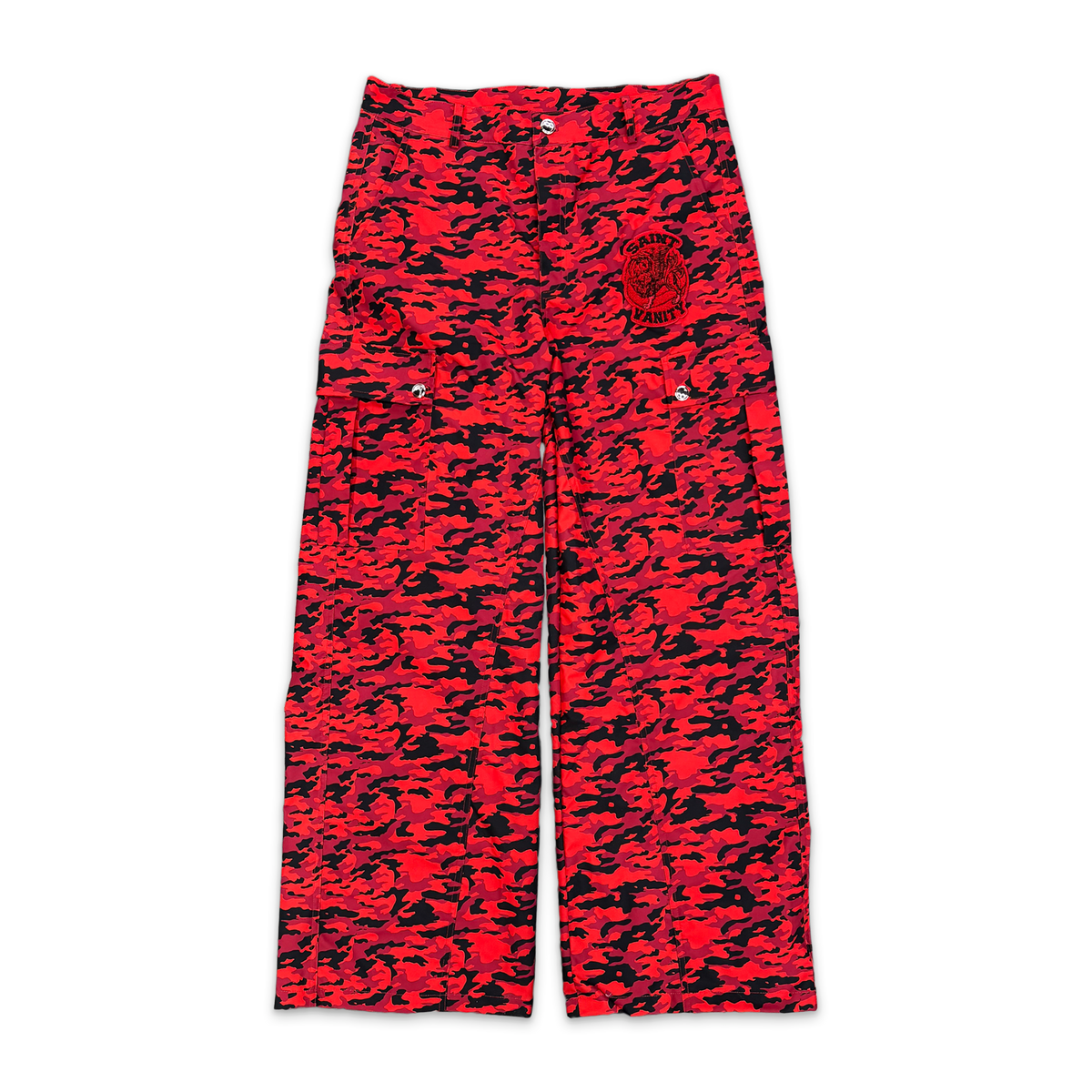 Nylon Cargo Pants 