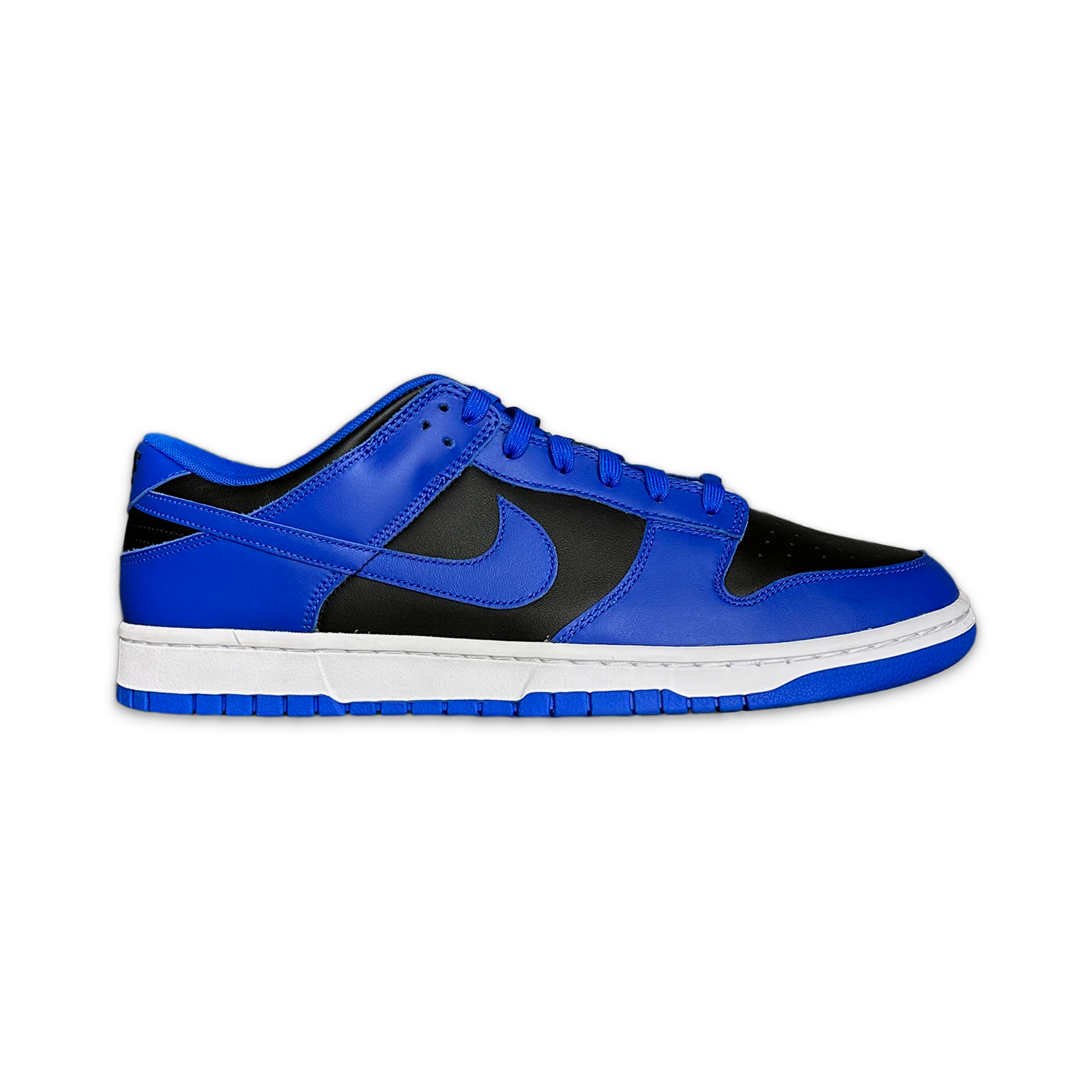Nike, Dunk Low “Black Hyper Cobalt”