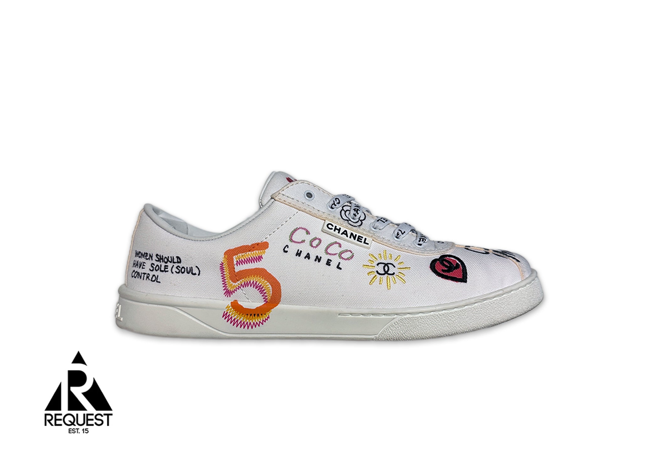 Chanel Pharrell Multi Logo Canvas Sneaker