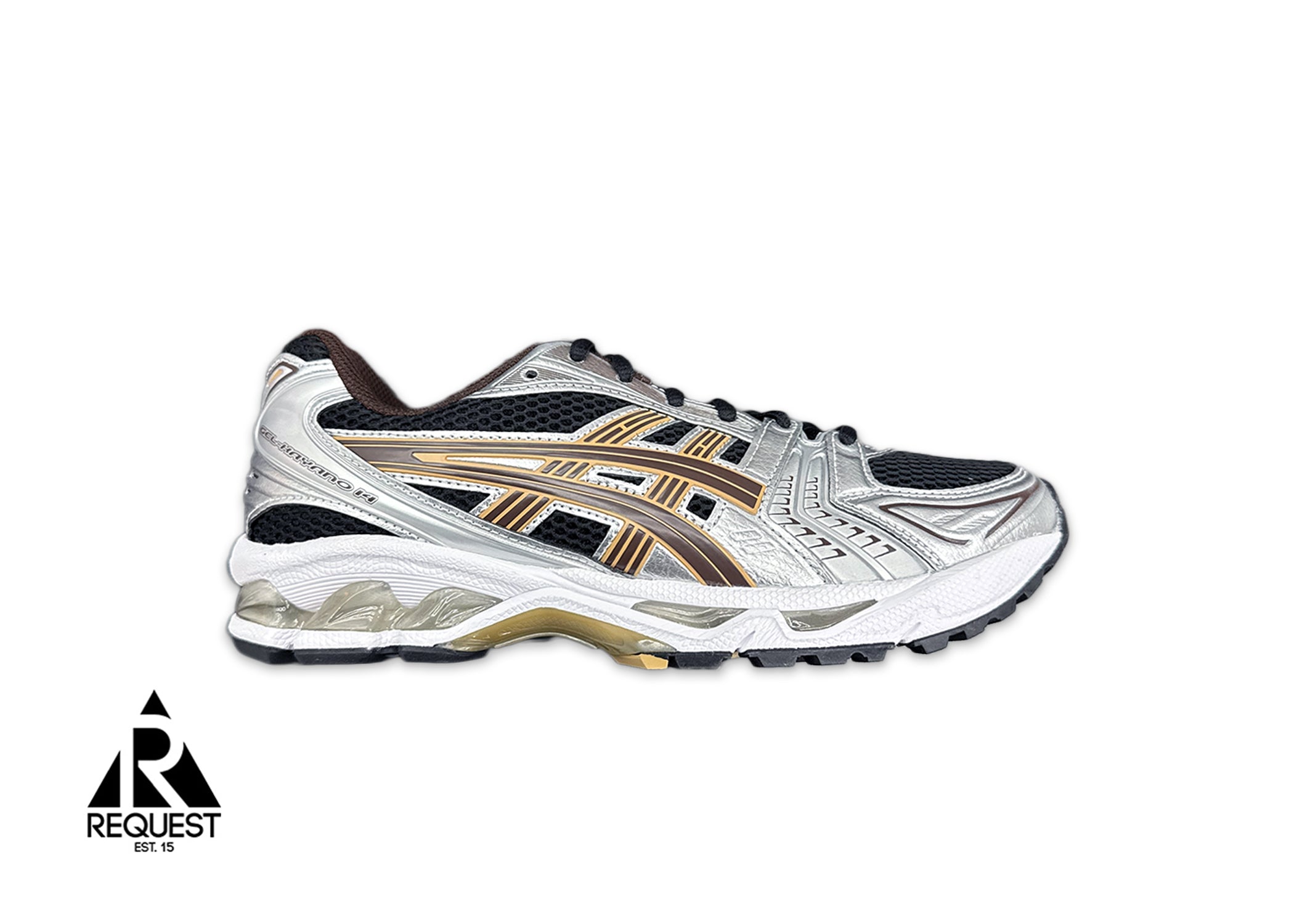 Gel-Kayano 14 "Black Coffee Silver"