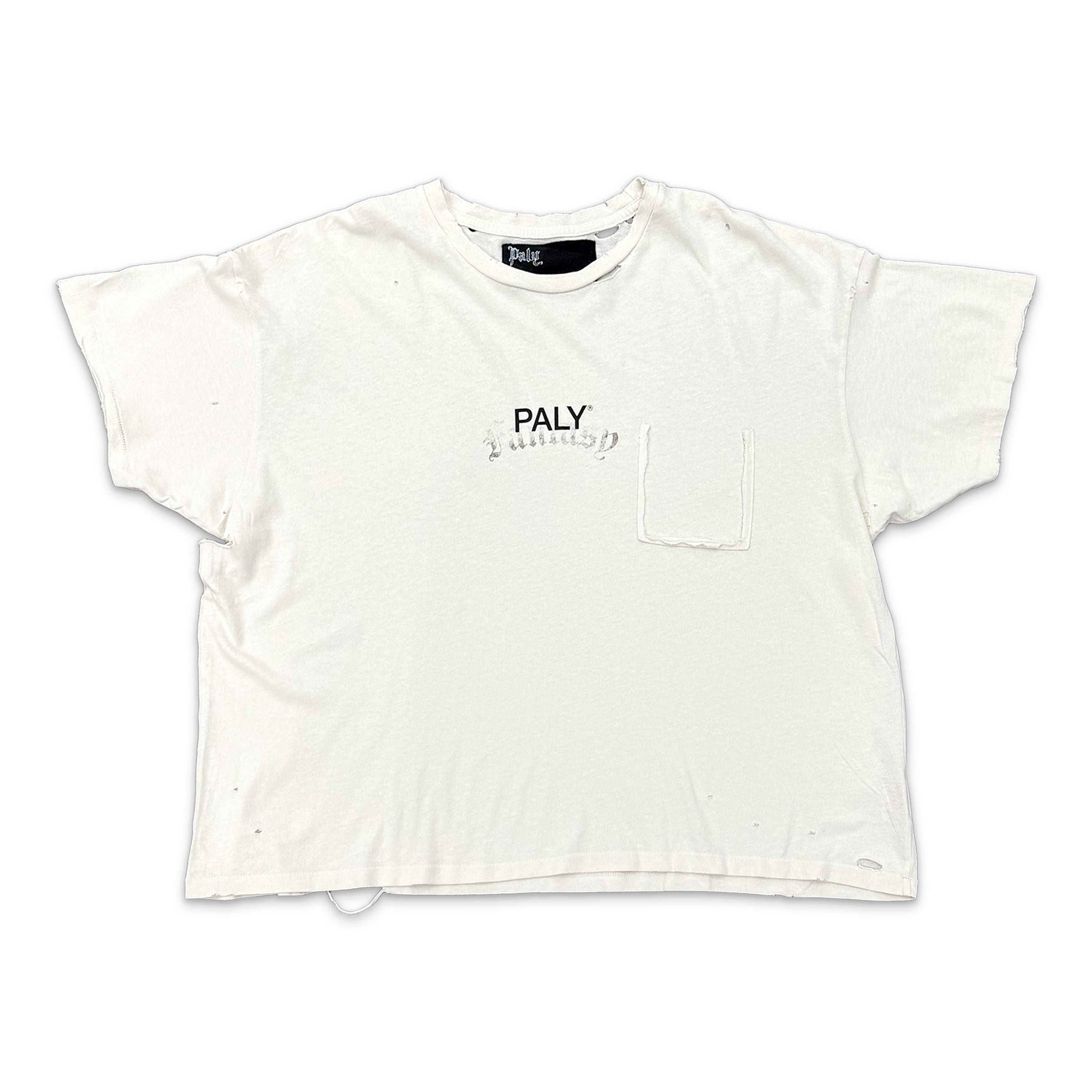 Paly Hollywood, Core Logo Tee "Cream"