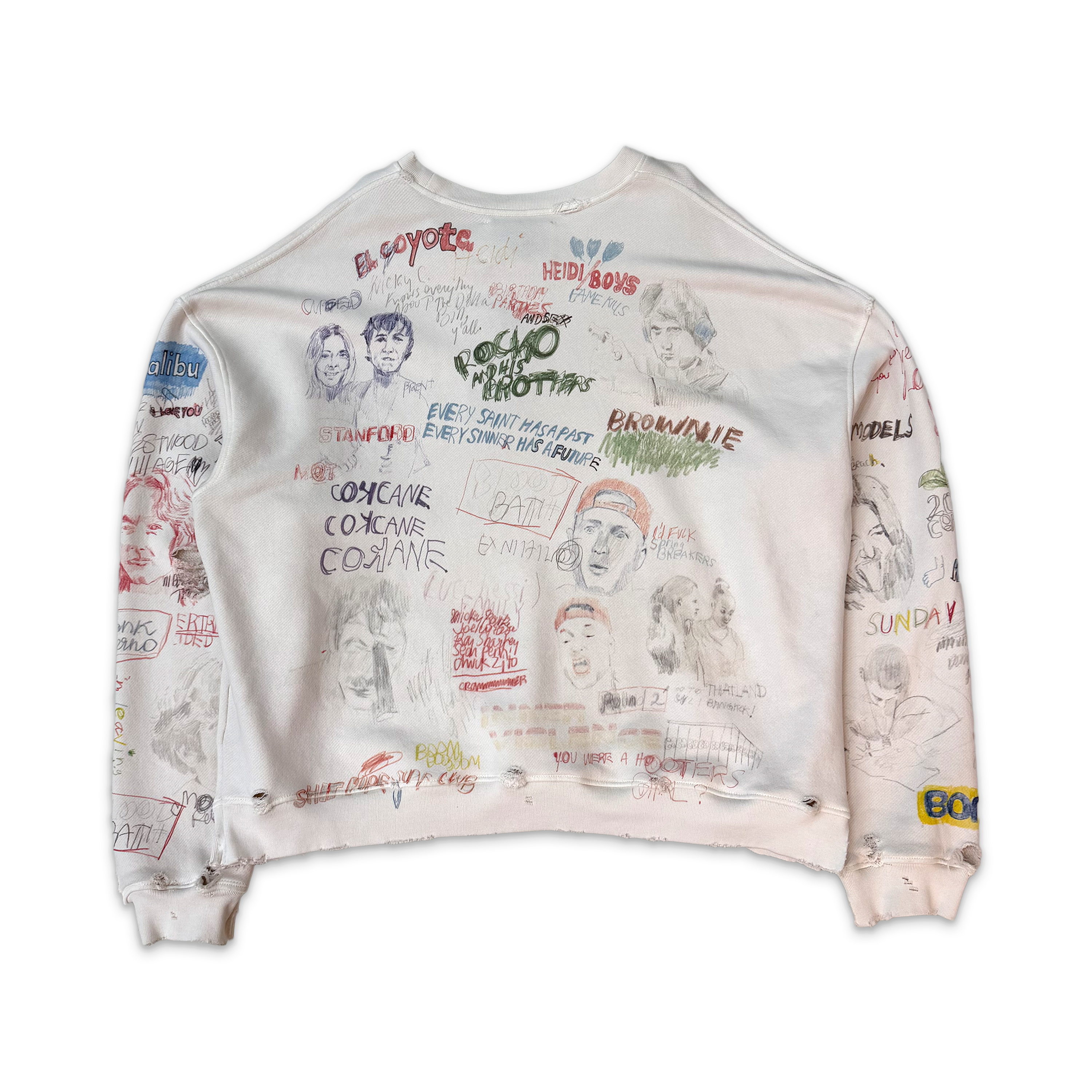 Good Times Are Over 2.0 Crewneck "Vintage White"