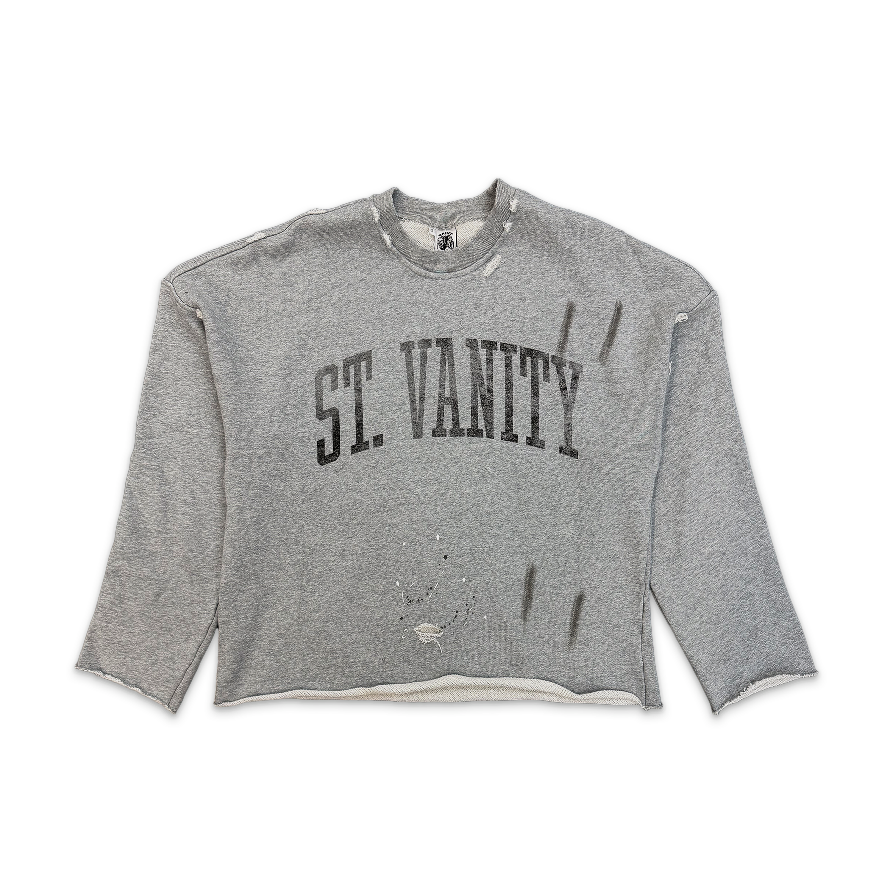 Saint Vanity, Badger Crewneck "Black/Grey"
