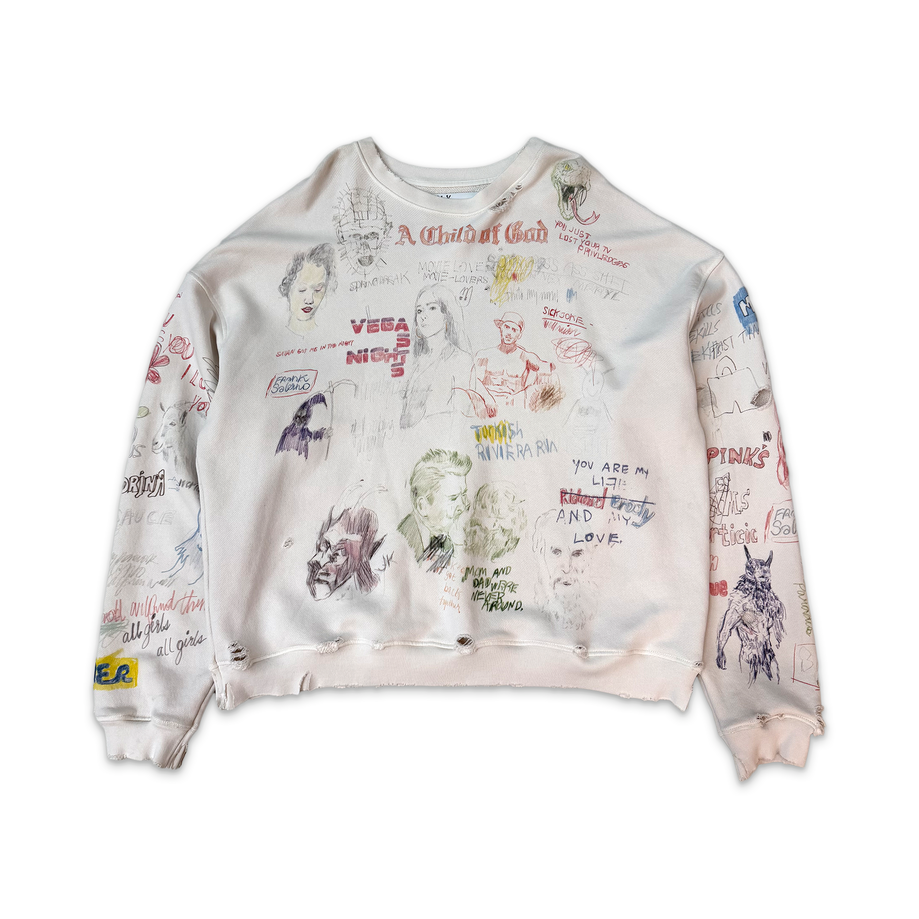 Good Times Are Over 2.0 Crewneck "Vintage White"