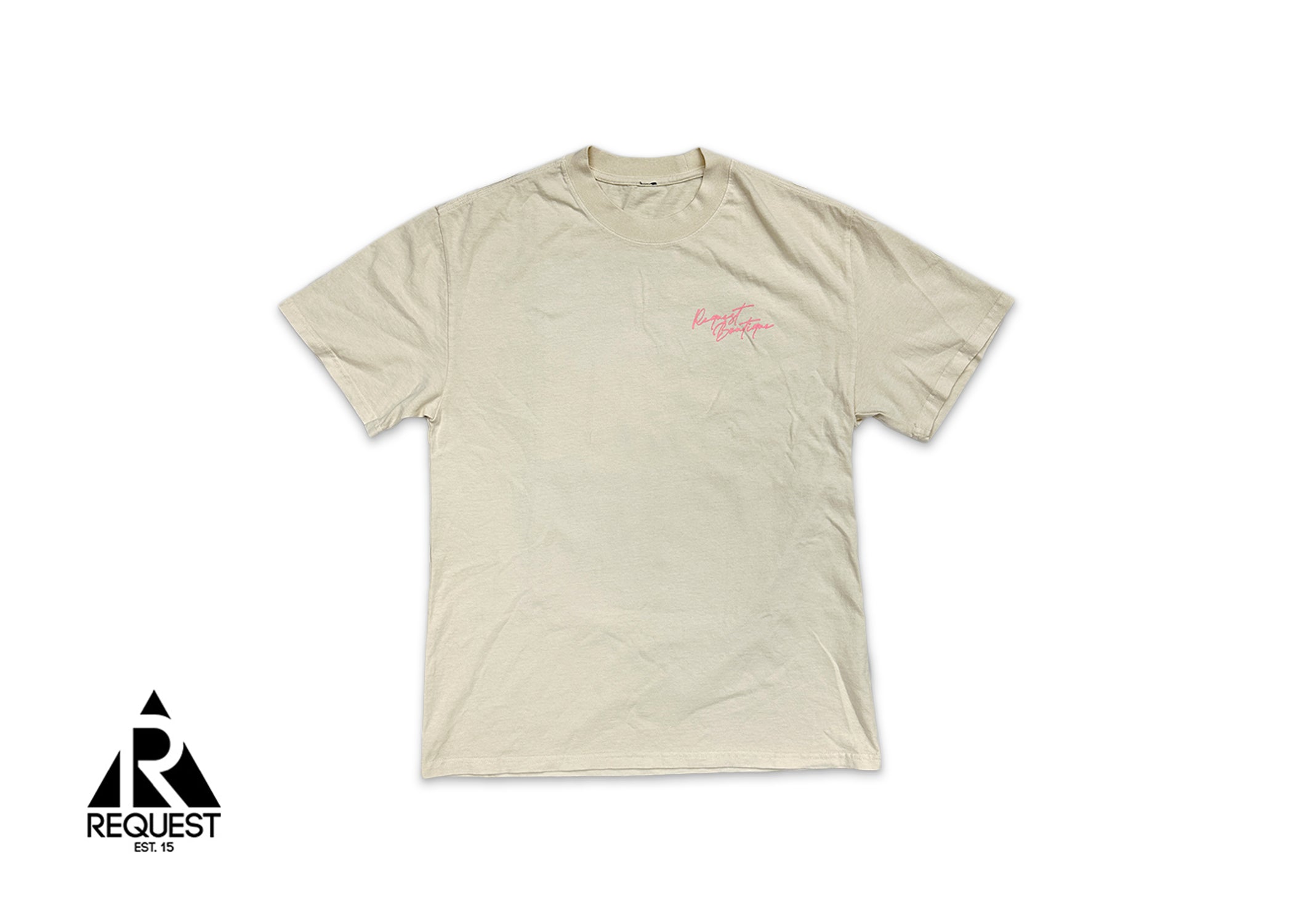 Request 911 Tee "Cream”