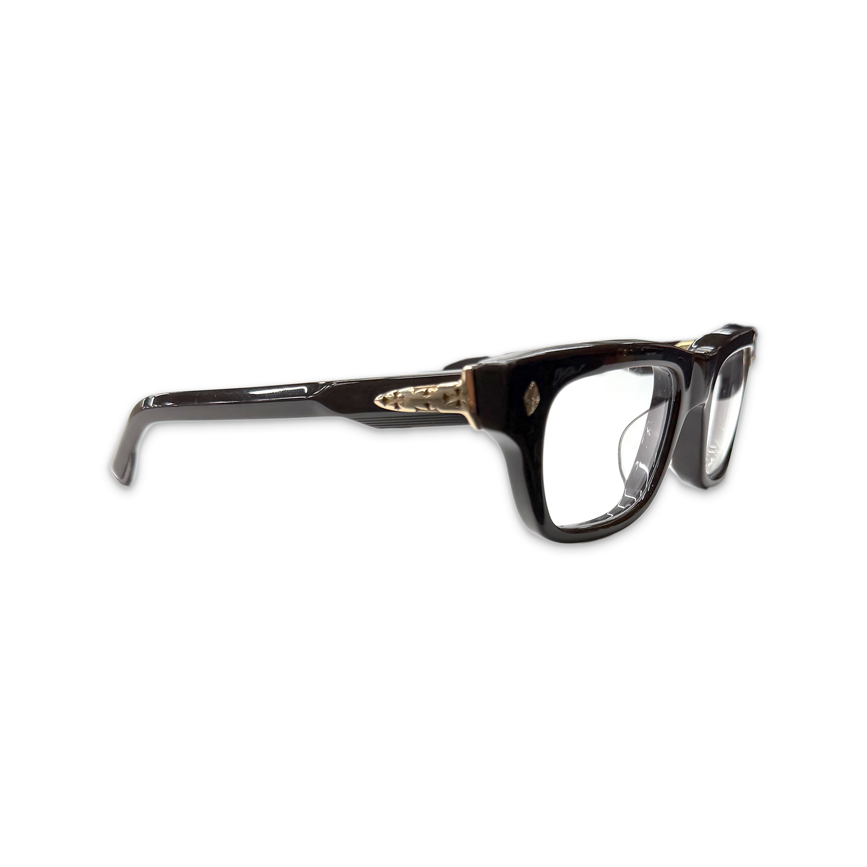 Chrome Hearts, Crypdic Glasses "Brown/Gold"