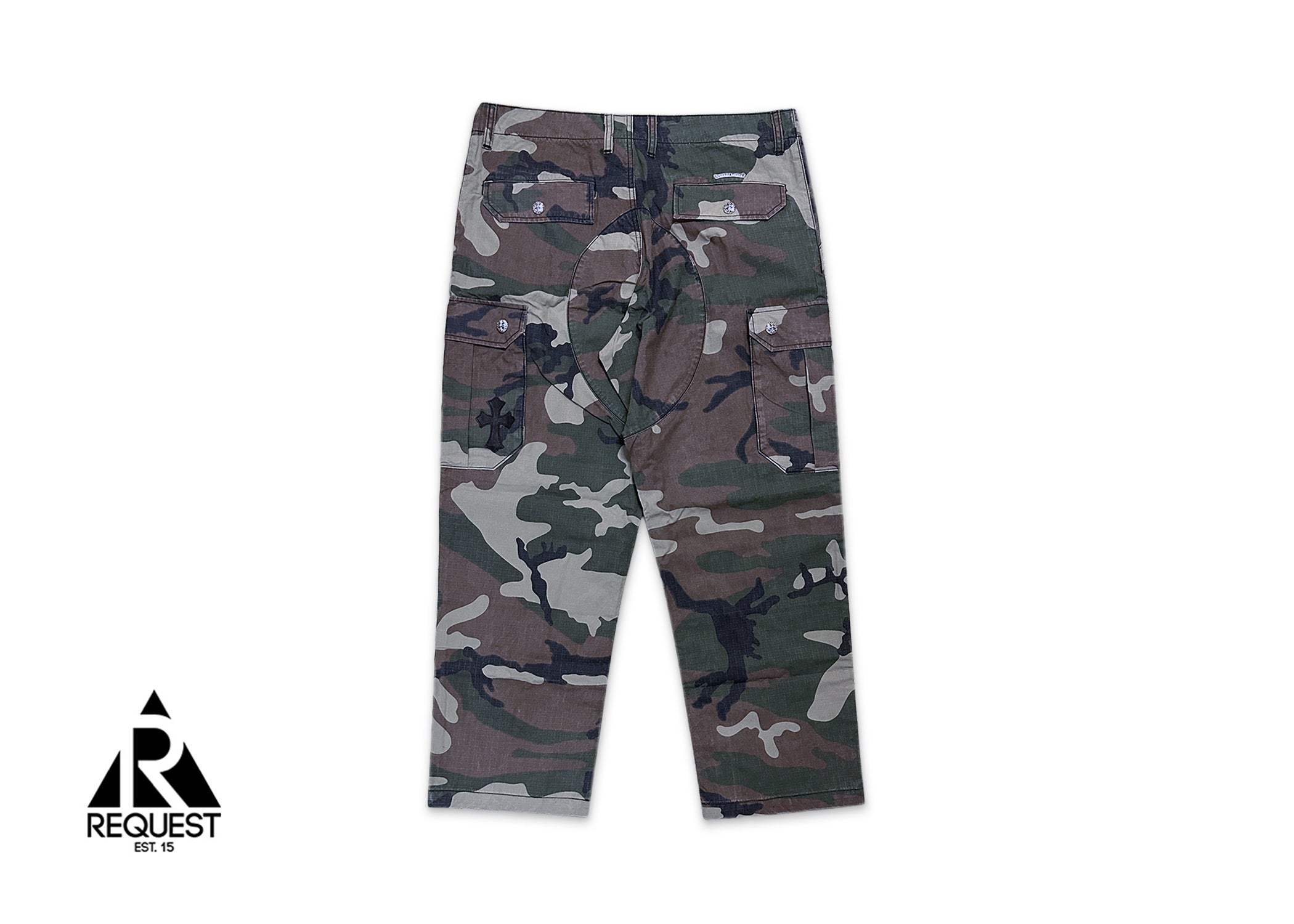 Ripstop Cargo Pants w/ Cross "Camo"