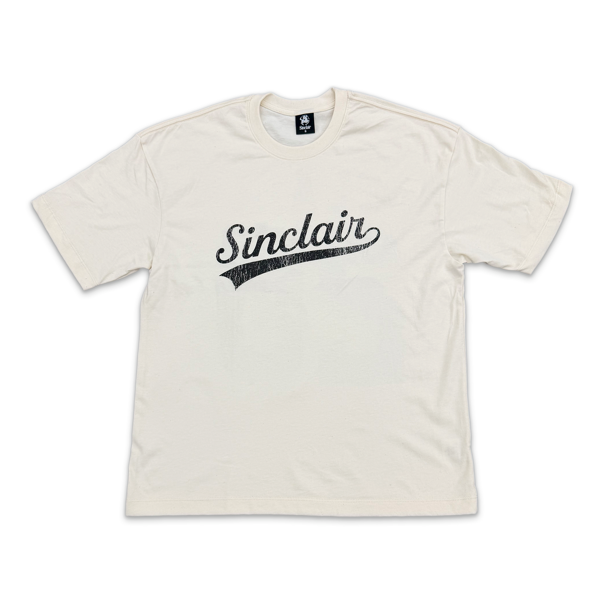 Sports Script Tee "Natural"