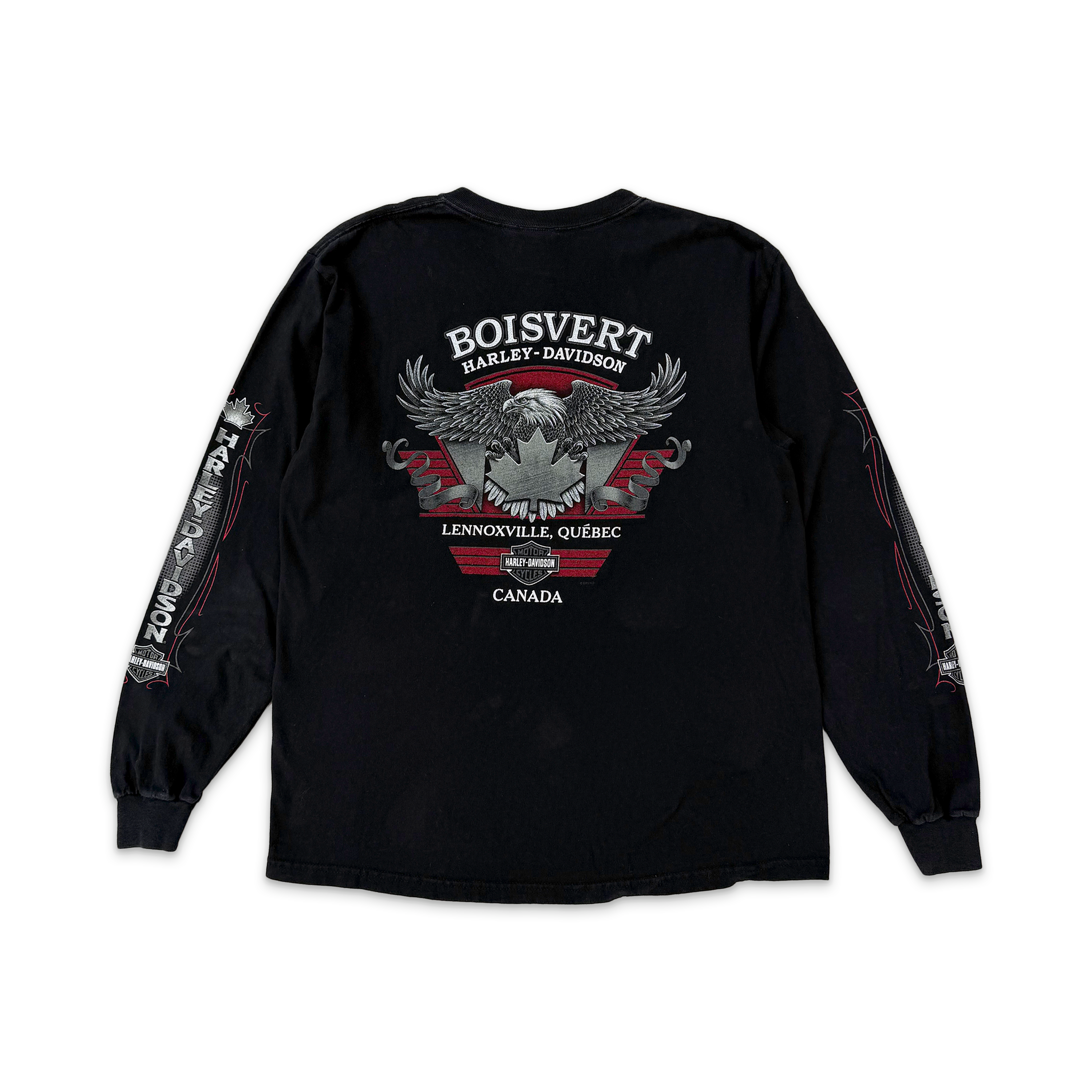 Harley Davidson Canada L/S Tee "Faded Black"