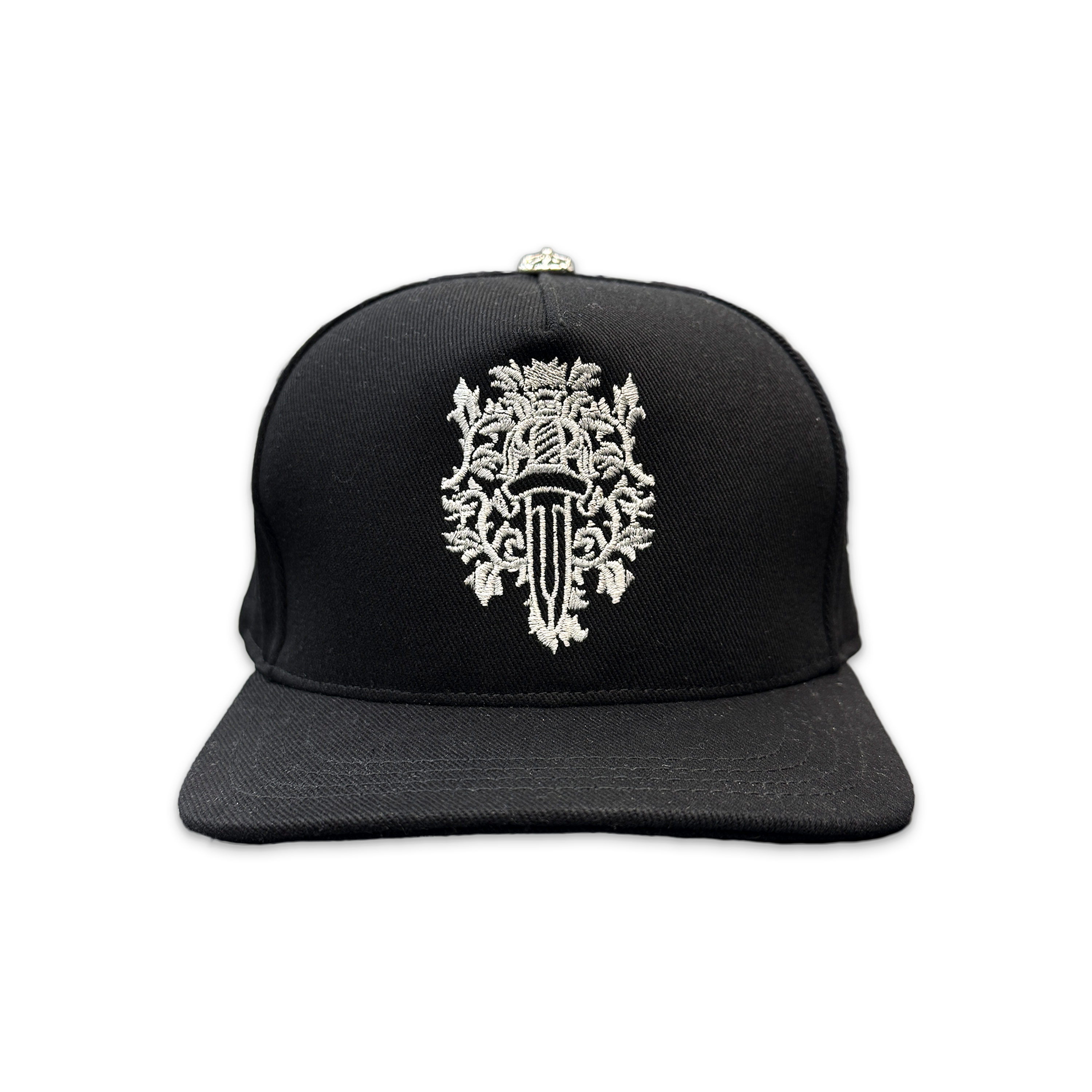 Chrome Hearts, Dagger Denim Baseball Hat "Black"