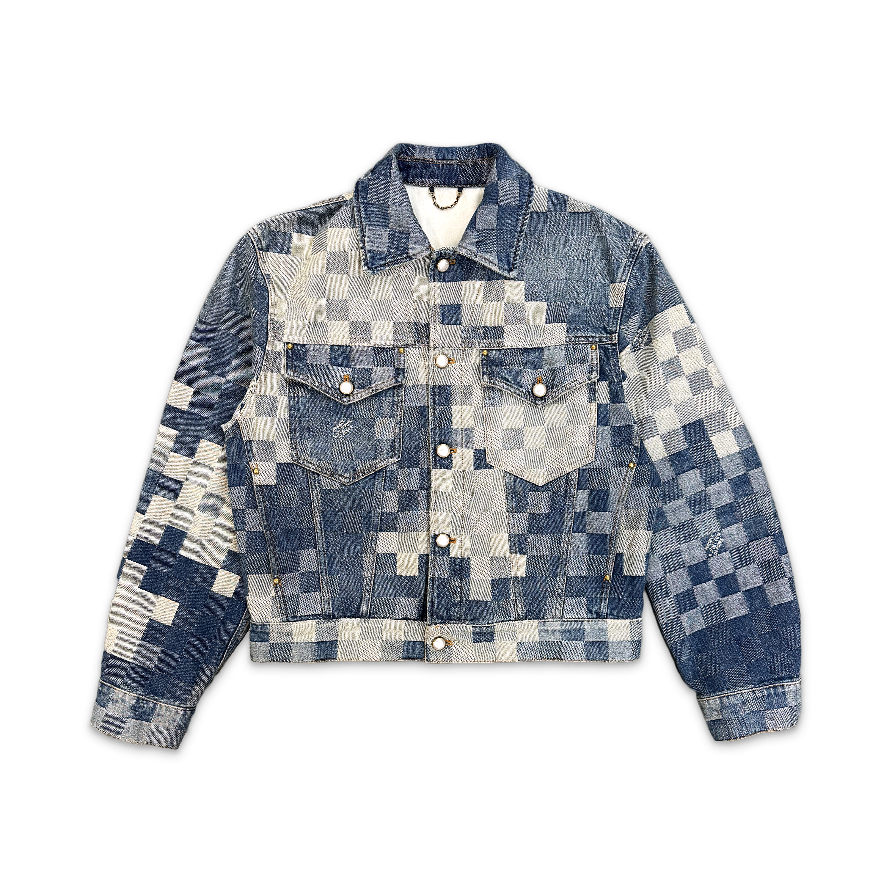 Damier Damoflage Classic Denim Jacket "Indigo"