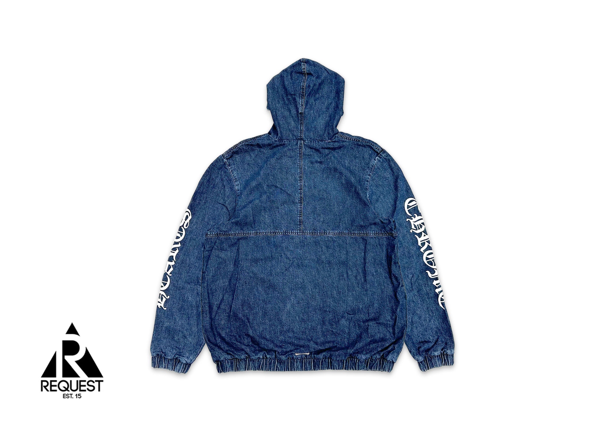 Denim Anorak Half Zip Jacket "Indigo"