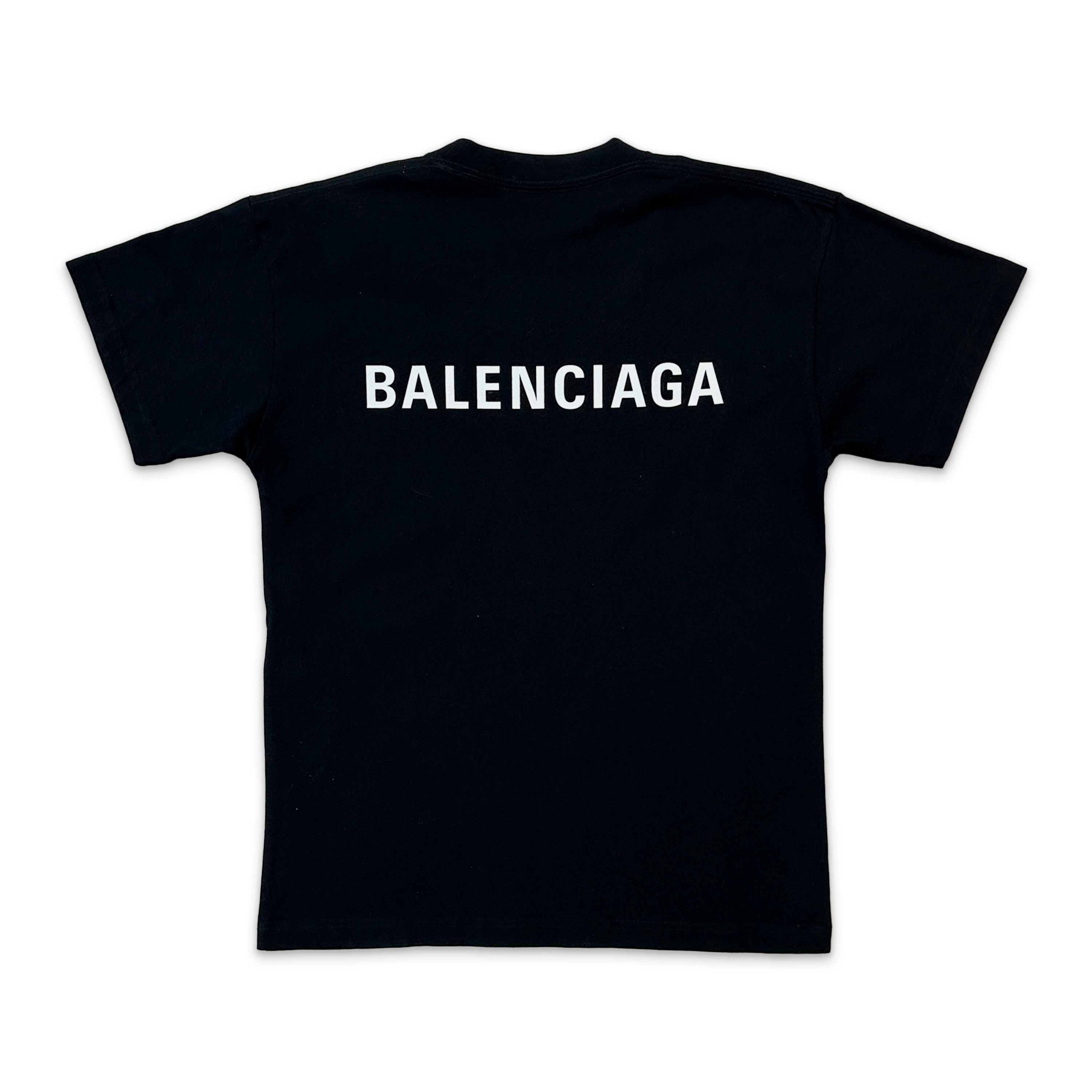 Double Sided Logo Tee "Black/White"