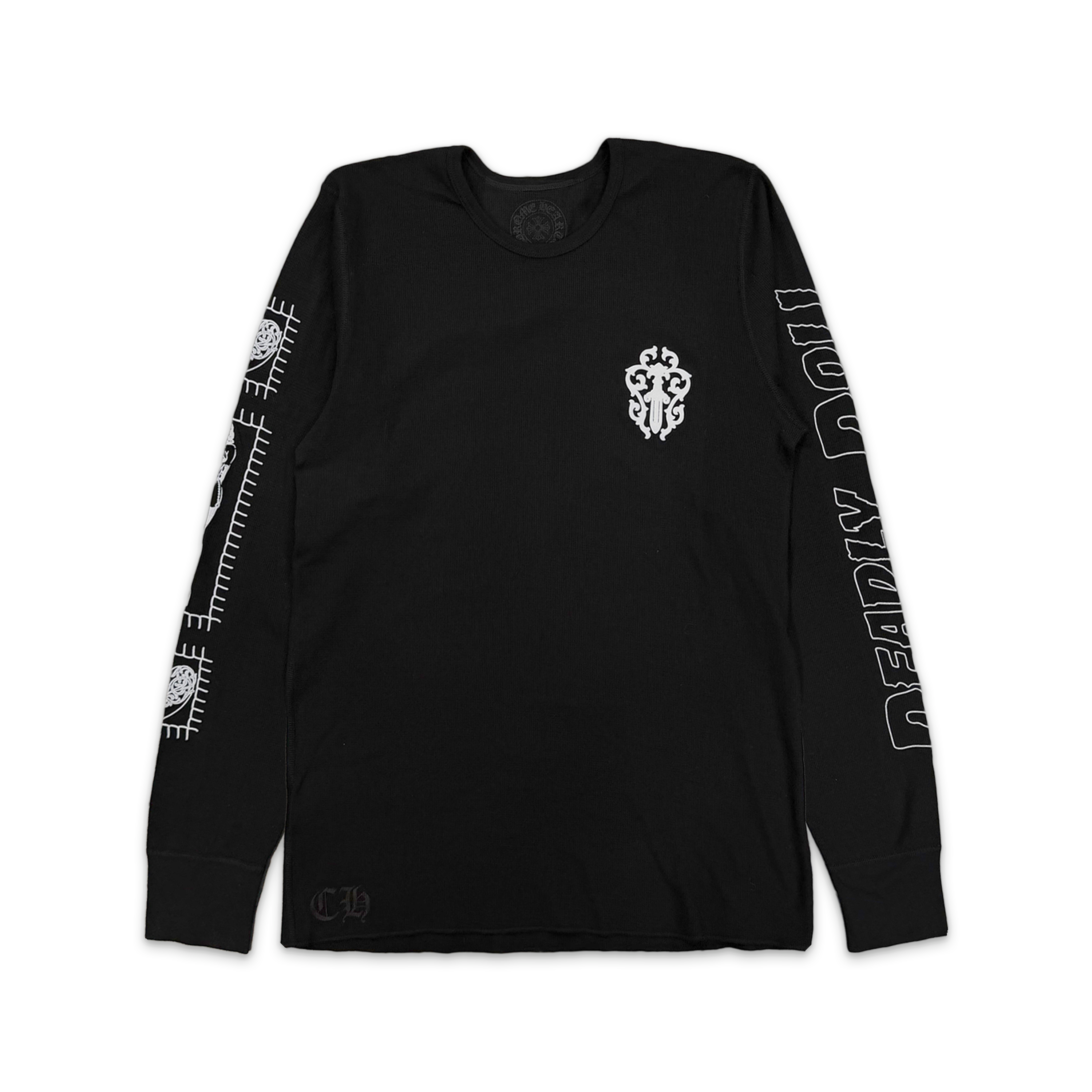 Deadly Doll Vine Dagger Thermal L/S Tee "Black"