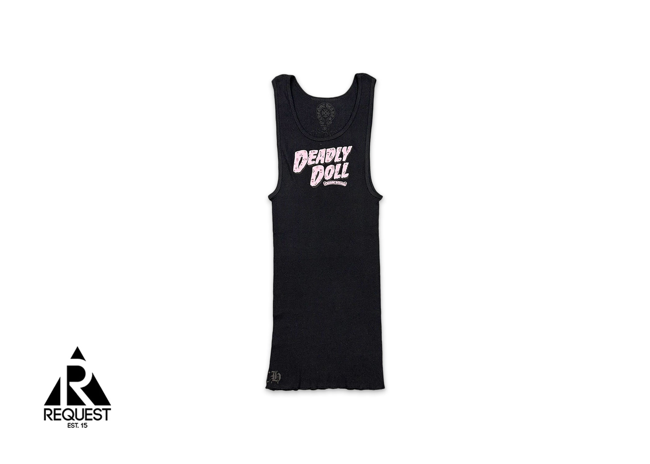 Deadly Doll Rib Tank Top "Black"