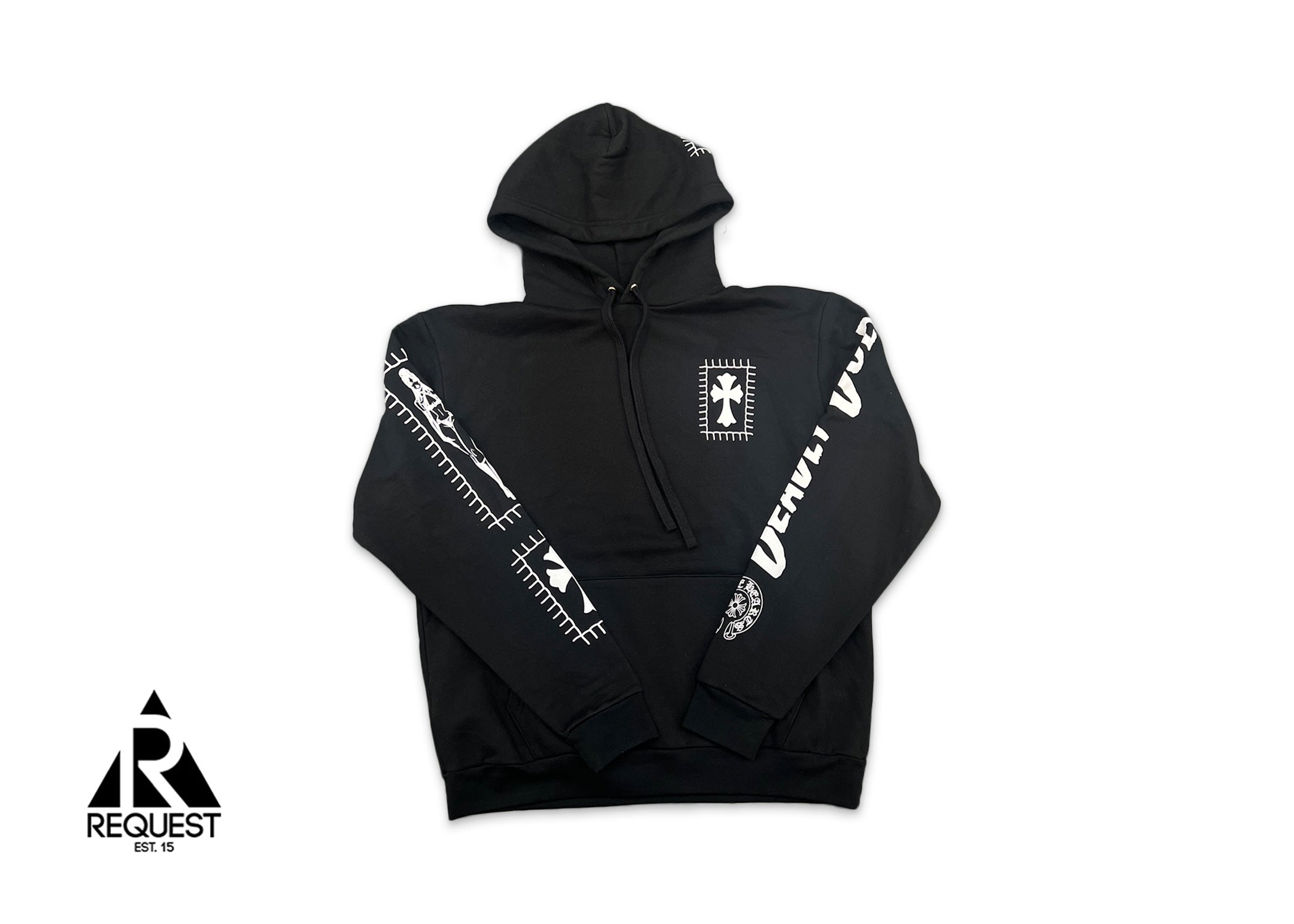 Chrome Hearts Deadly Doll Hoodie "Black White"
