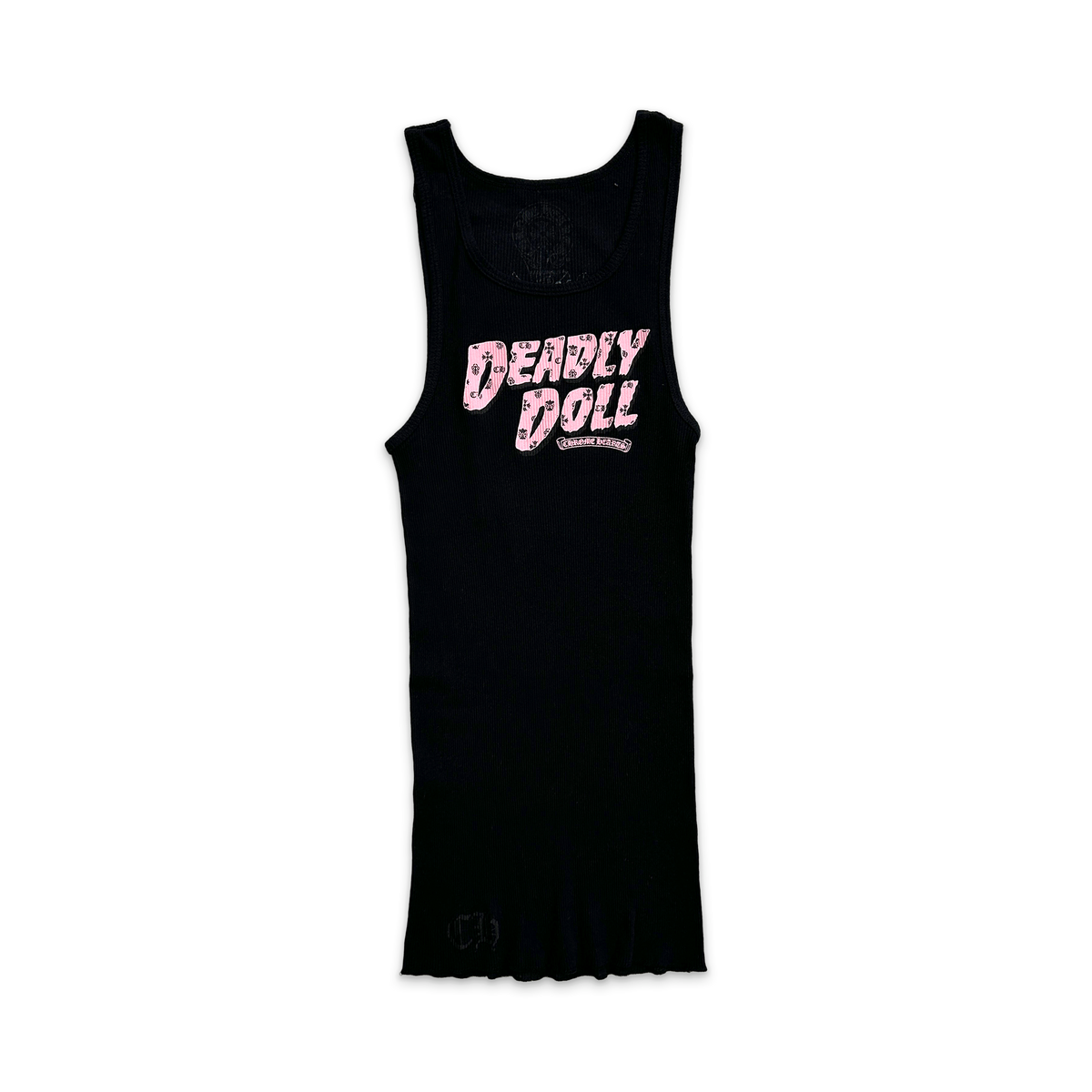 クロムハーツ  RIB TANK Deadly Dollプリントタンクトップ レディース L Deadly Doll Rib Tank Top 