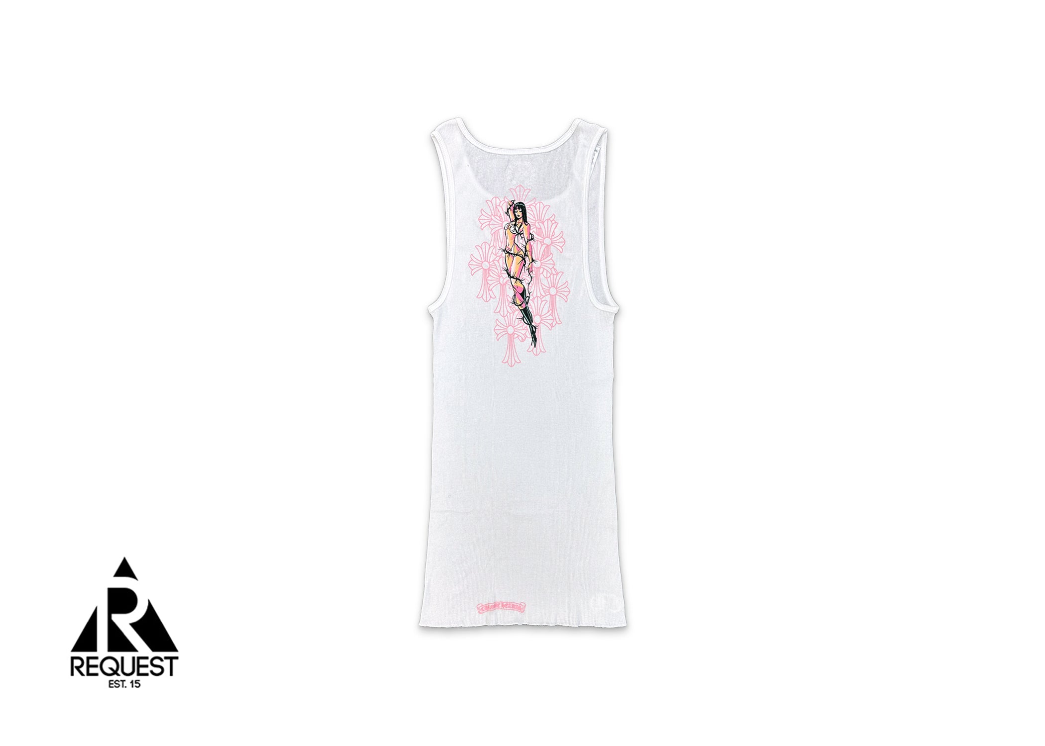 Deadly Doll Rib Tank Top "White"