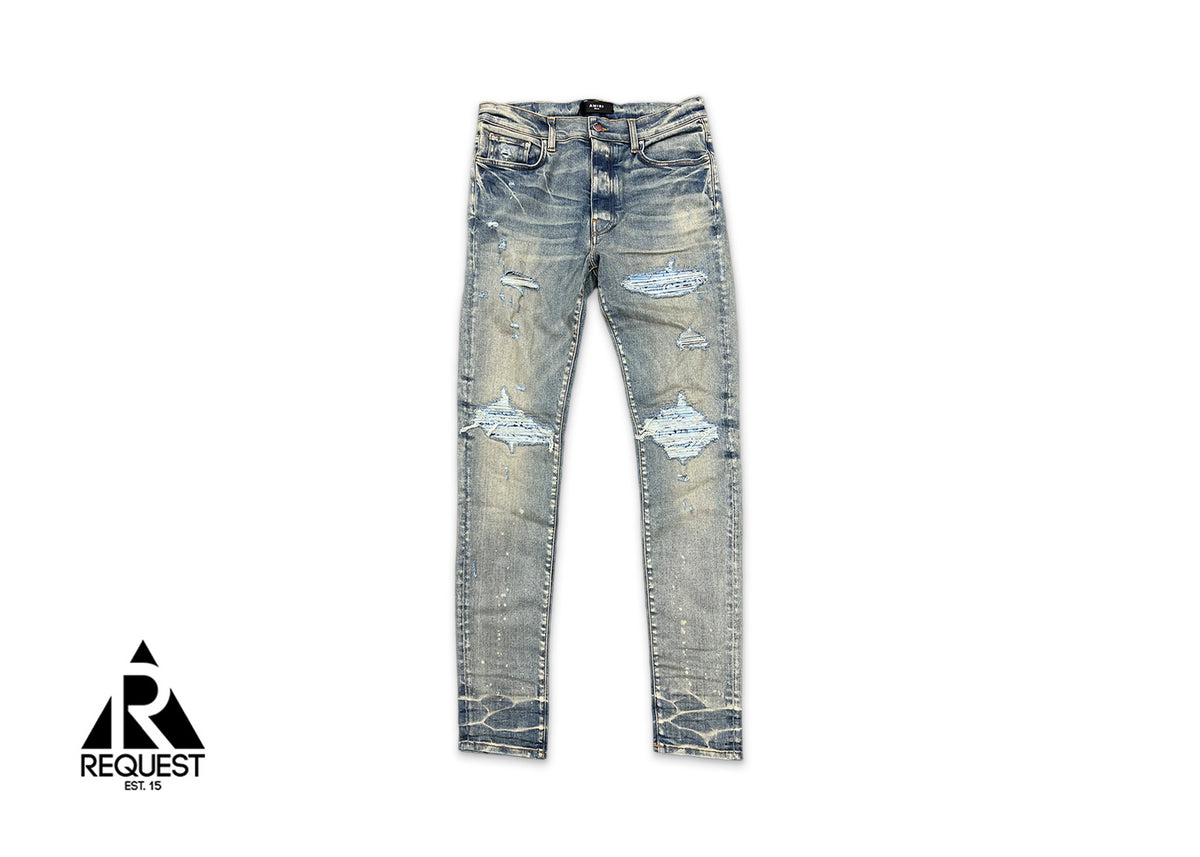 Baby Blue Bandana MX1 Jeans 