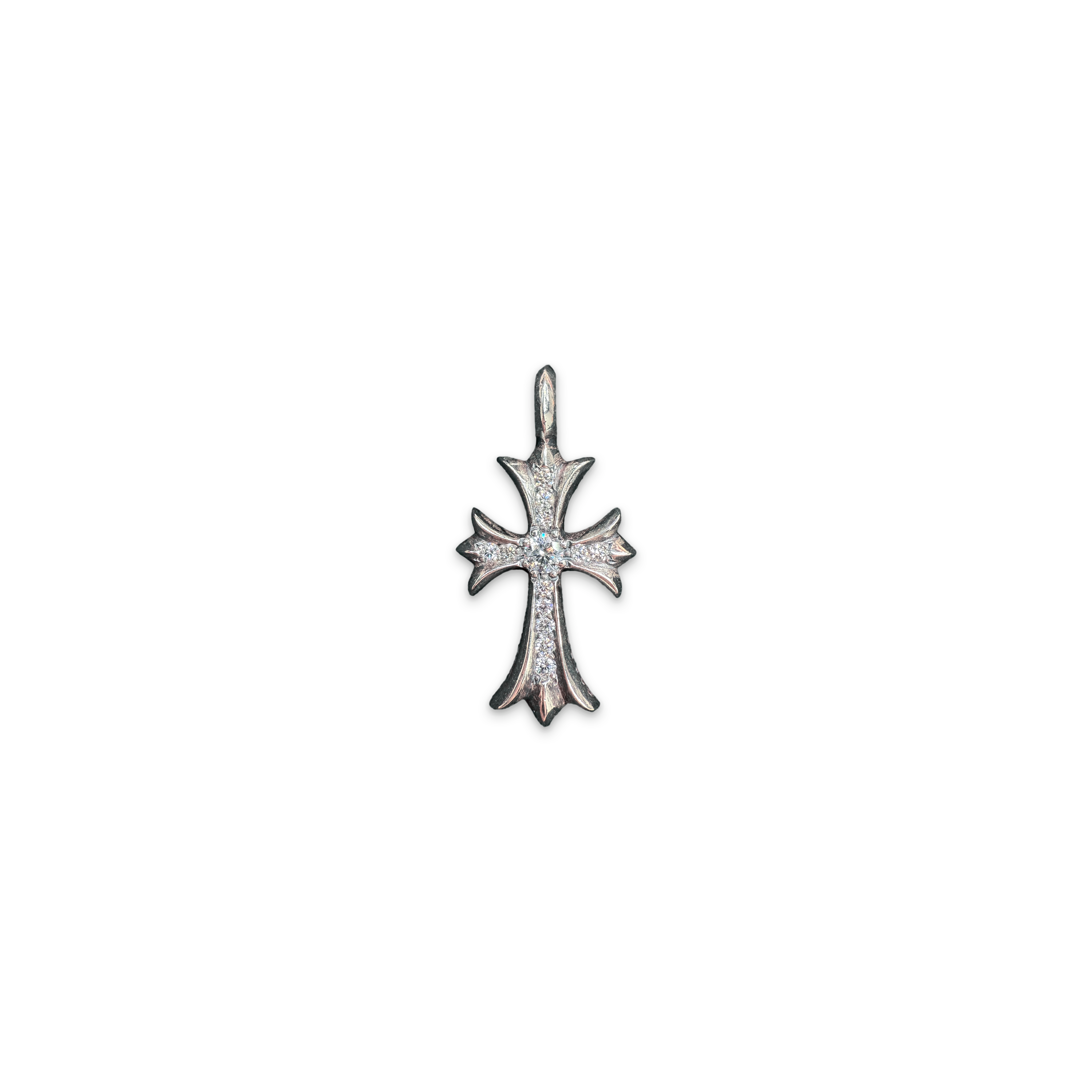 Diamond Tiny Cross Pendant