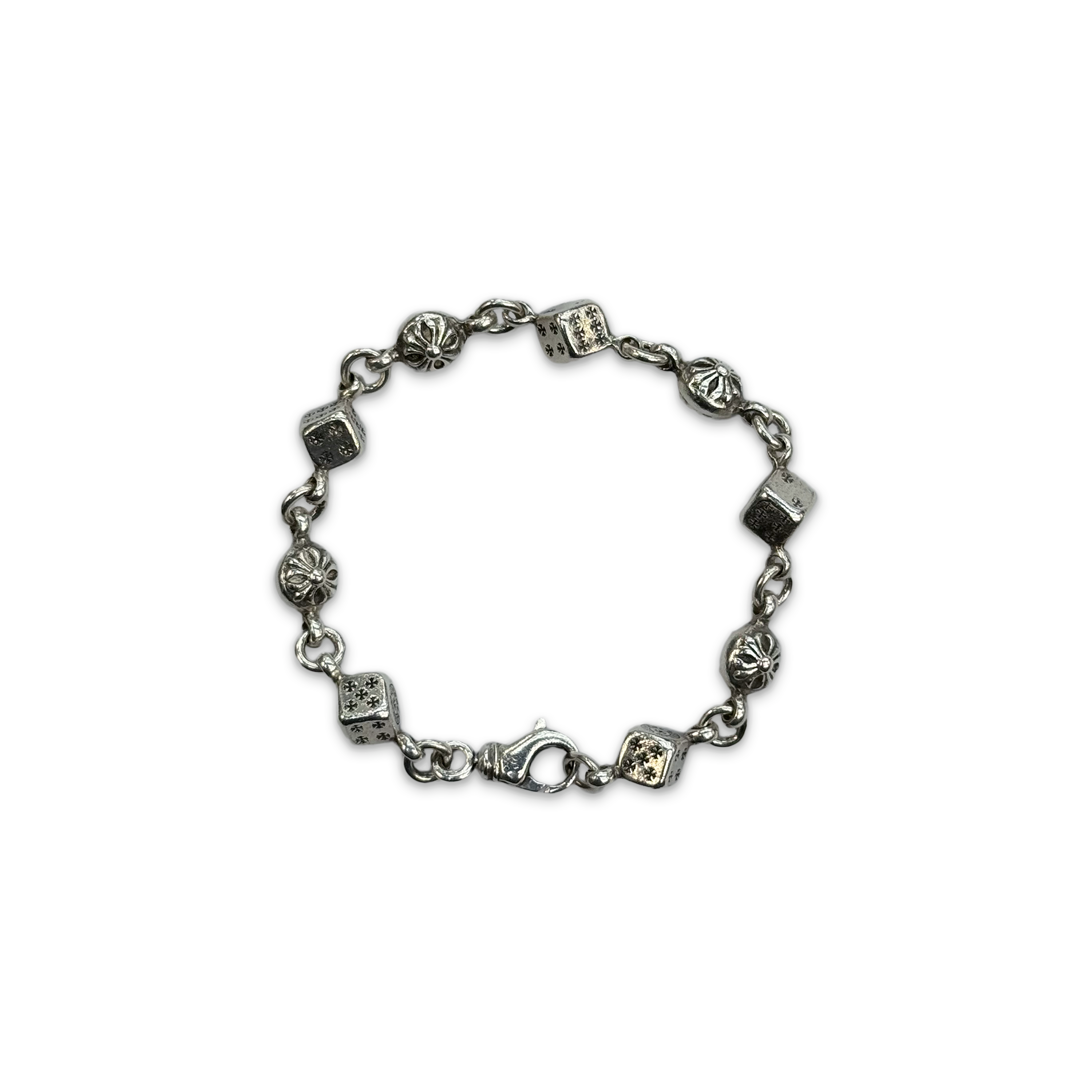 Dice & Ball Link Bracelet