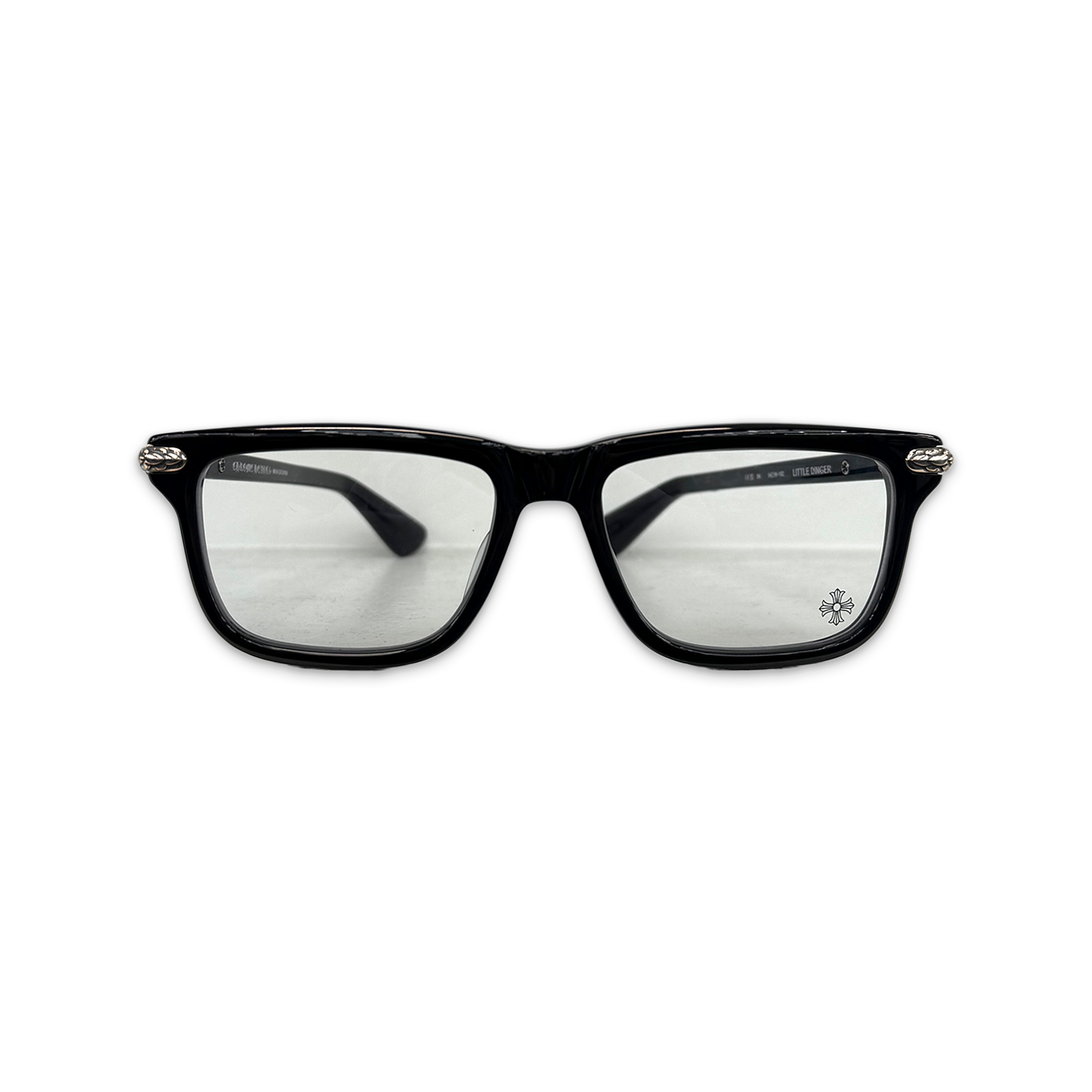 Chrome Hearts, Little Dinger Glasses "Black/Silver"