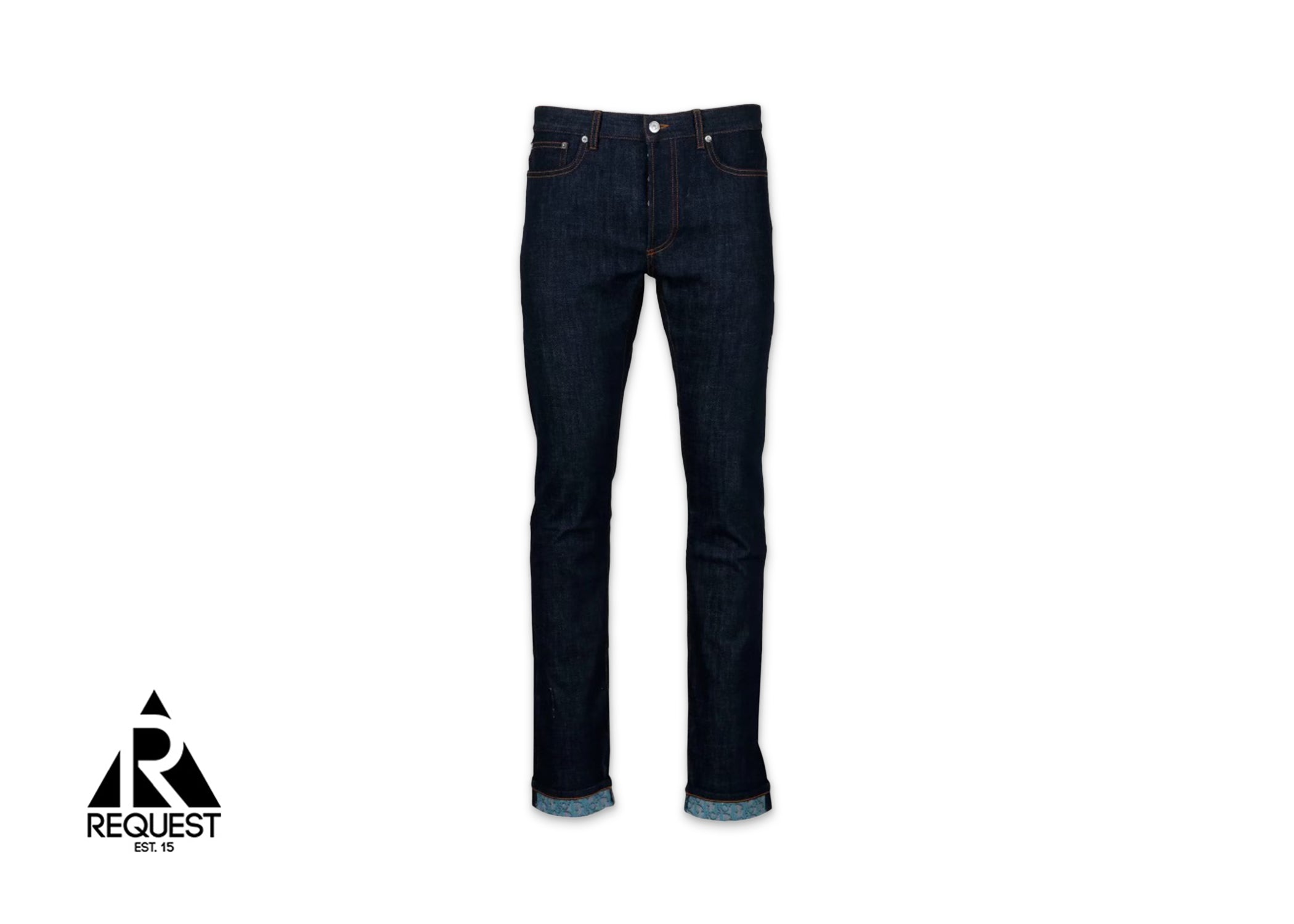 Dior Homme Slim-Fit Oblique Jeans "Blue"