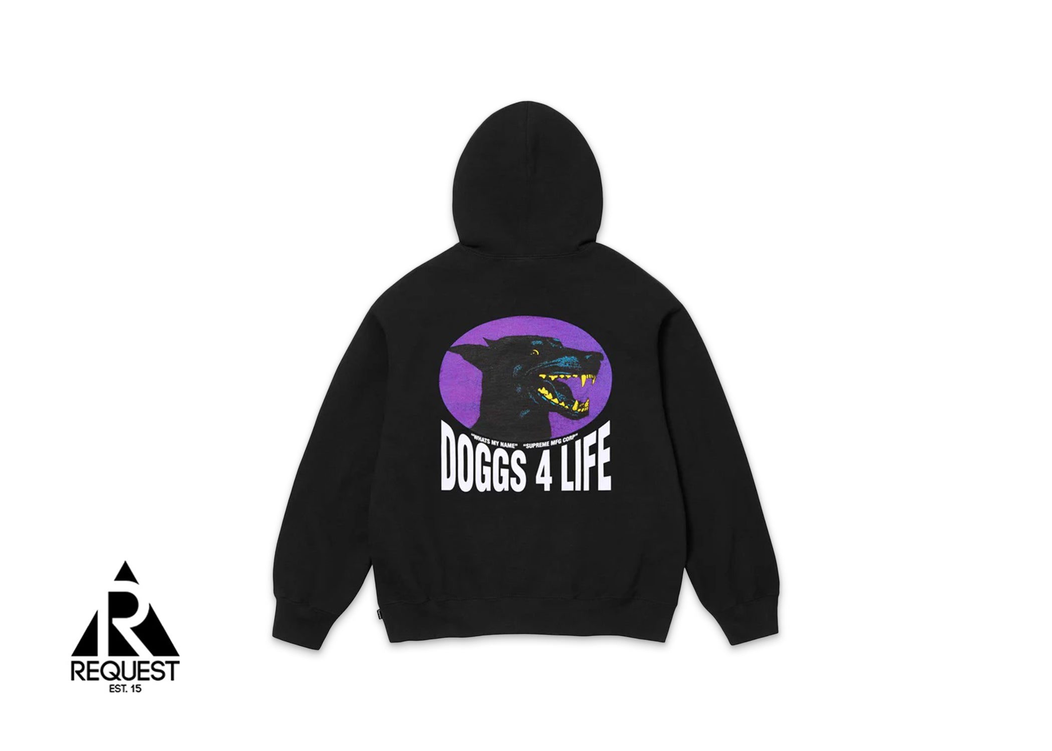 Supreme Doggs Hooded Sweatshirt "Black"