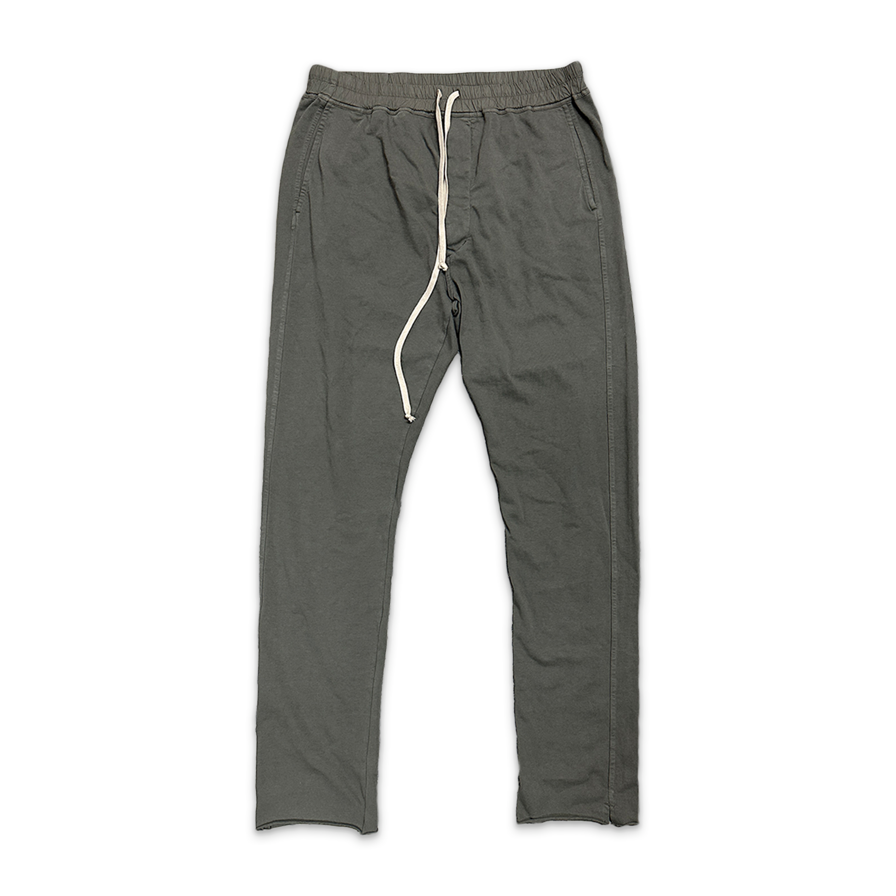 Drop Crotch Drawstring Trousers "Washed Grey"
