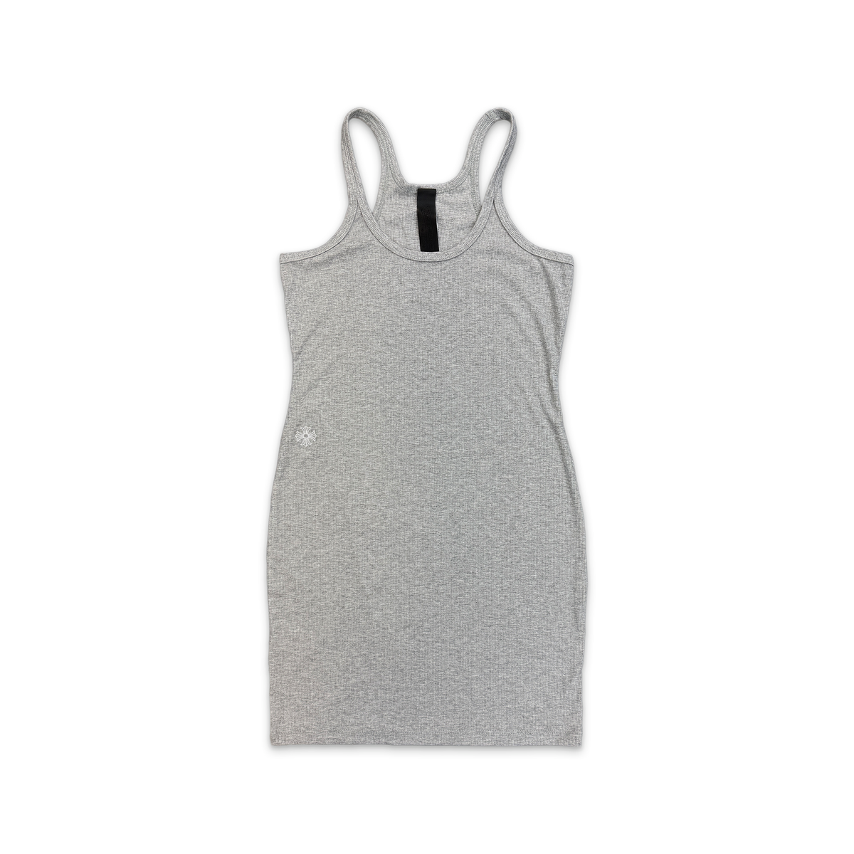 Ribbed Tank Top Dress Grey (W) Small