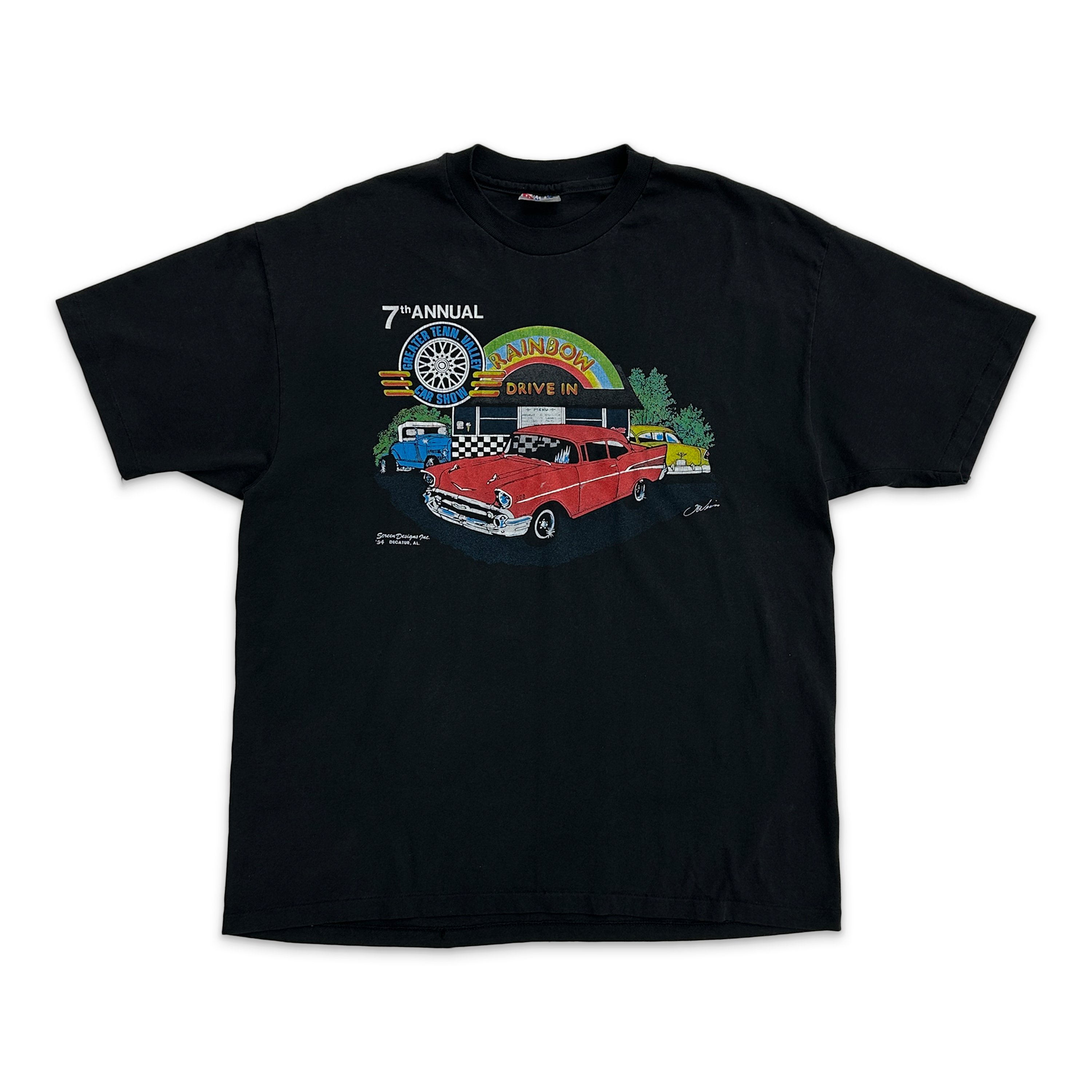 Car Show Vintage Tee "Black"