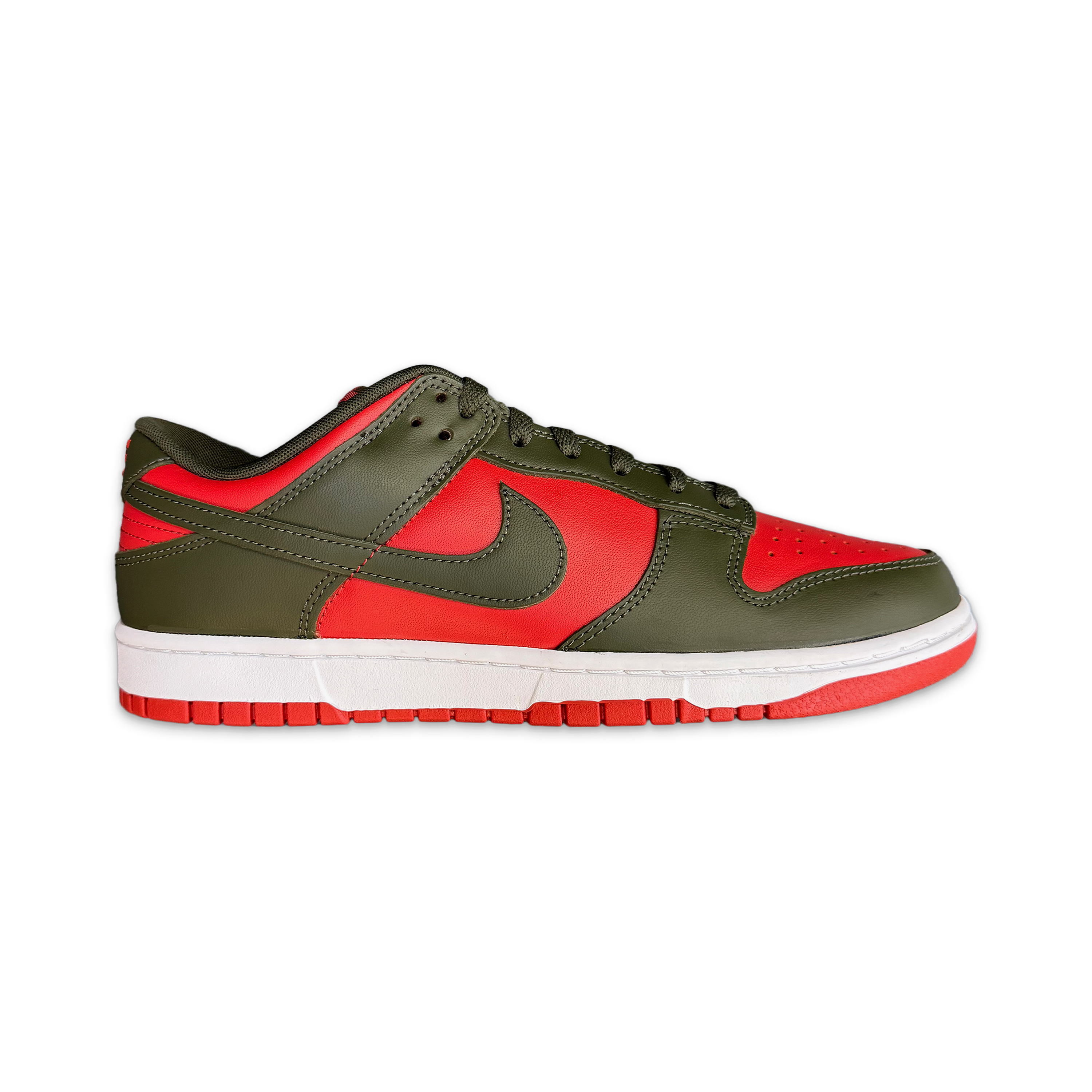 Nike, Dunk Low "Mystic Red Cargo Khaki"