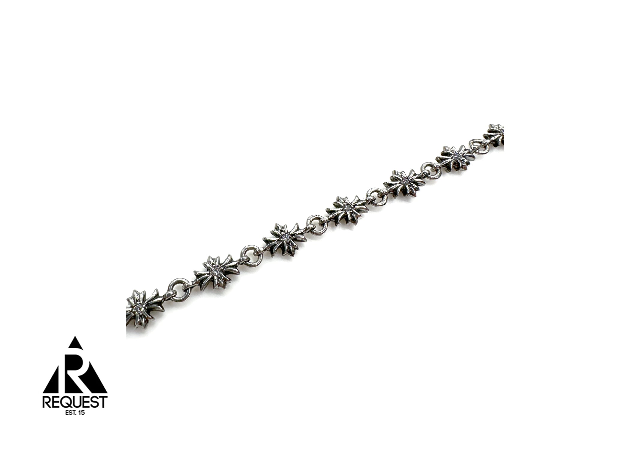 Bracelet "Tiny E 12 Diamond Link"