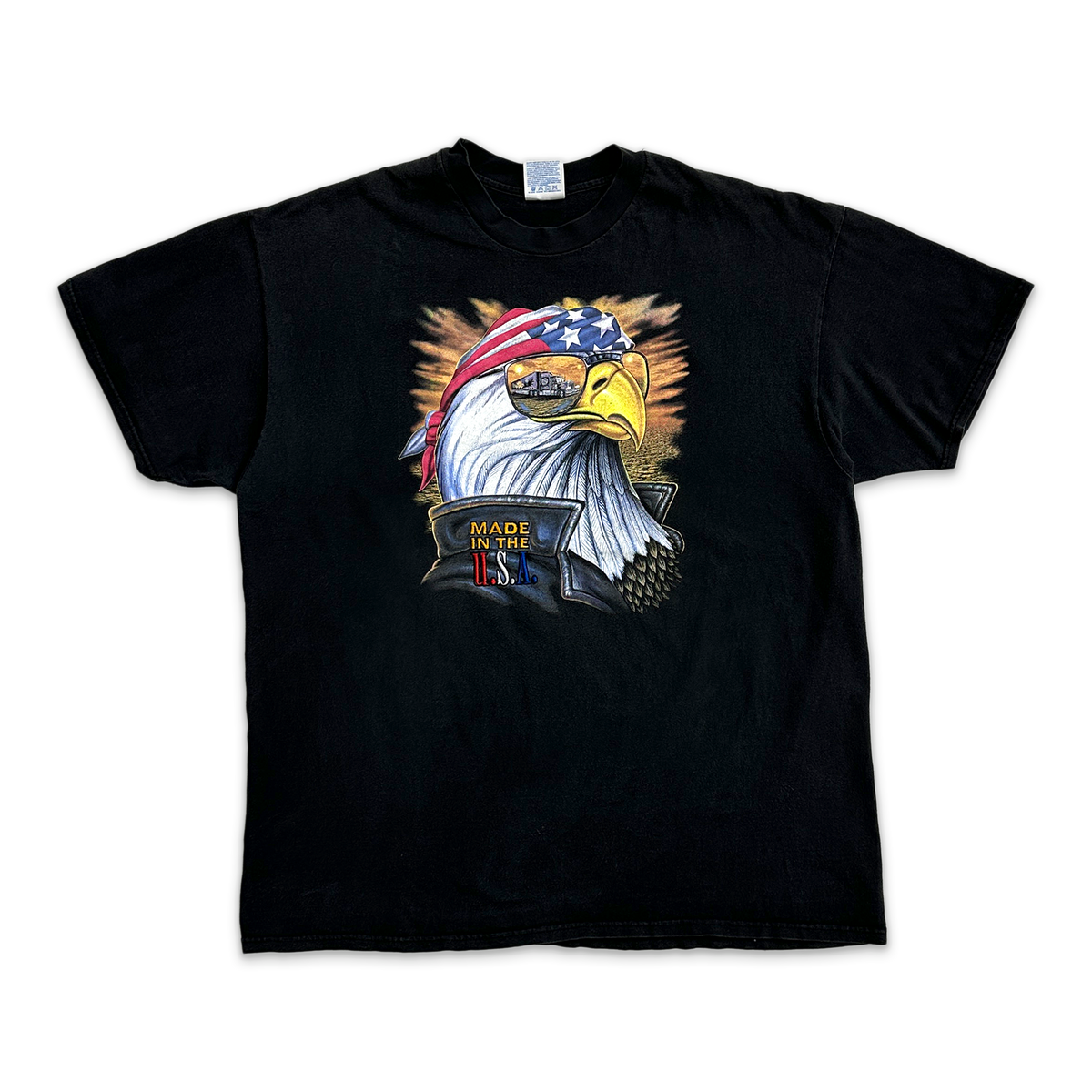 Eagle With Glasses Easyriders Tee "Black"