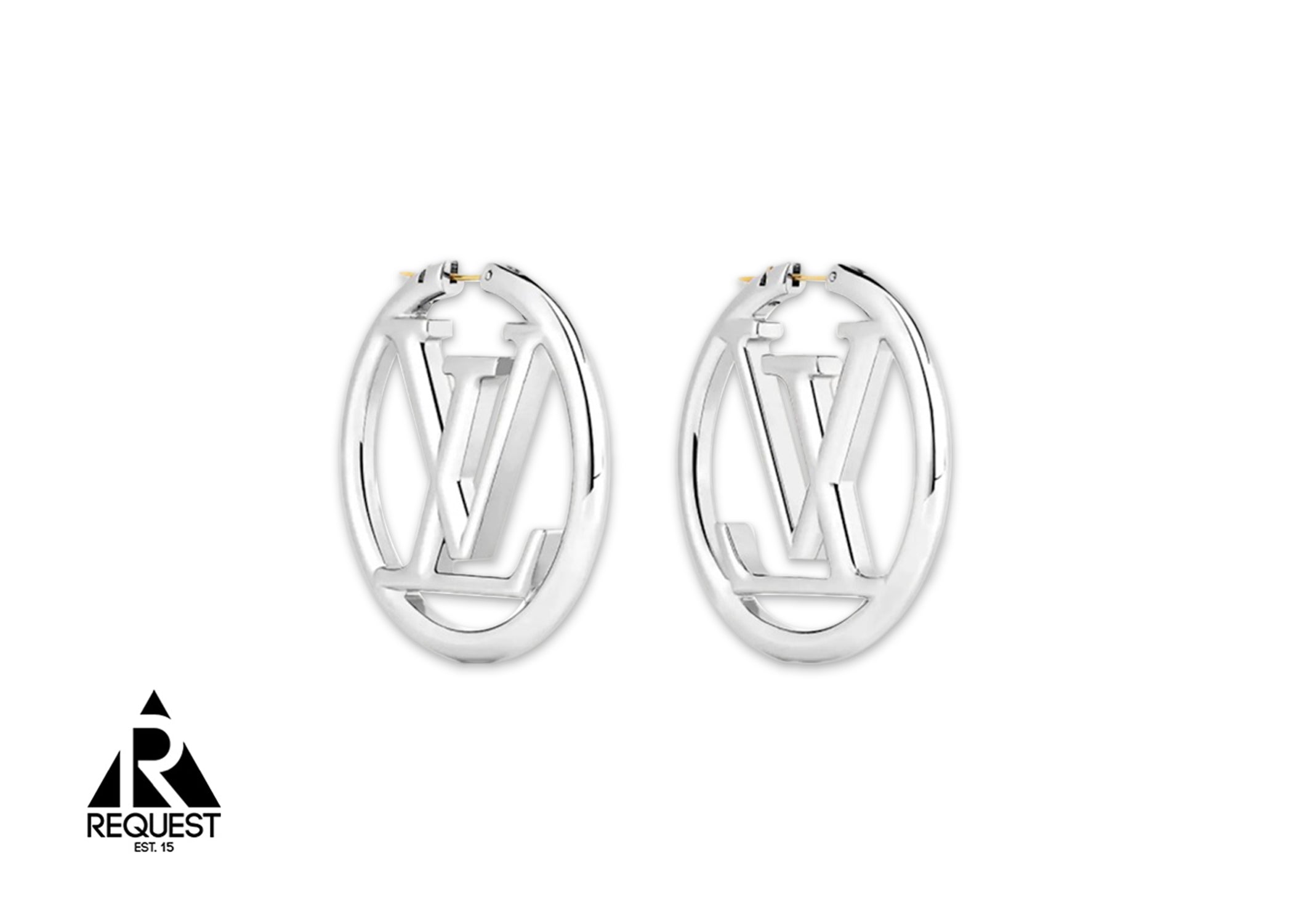 Louis Vuitton Louise Hoop Earrings “Silver”