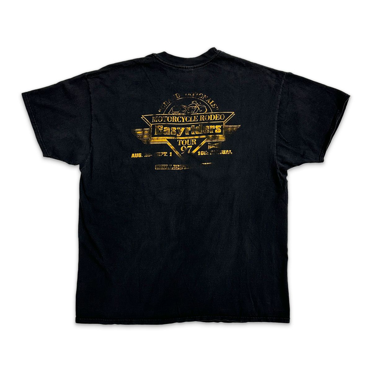 Eagle With Glasses Easyriders Tee "Black"