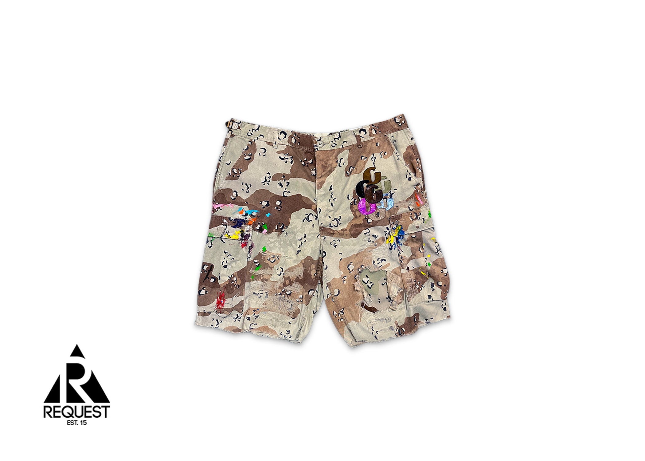 Camo Cargo G-Patch Shorts "Desert Camo"