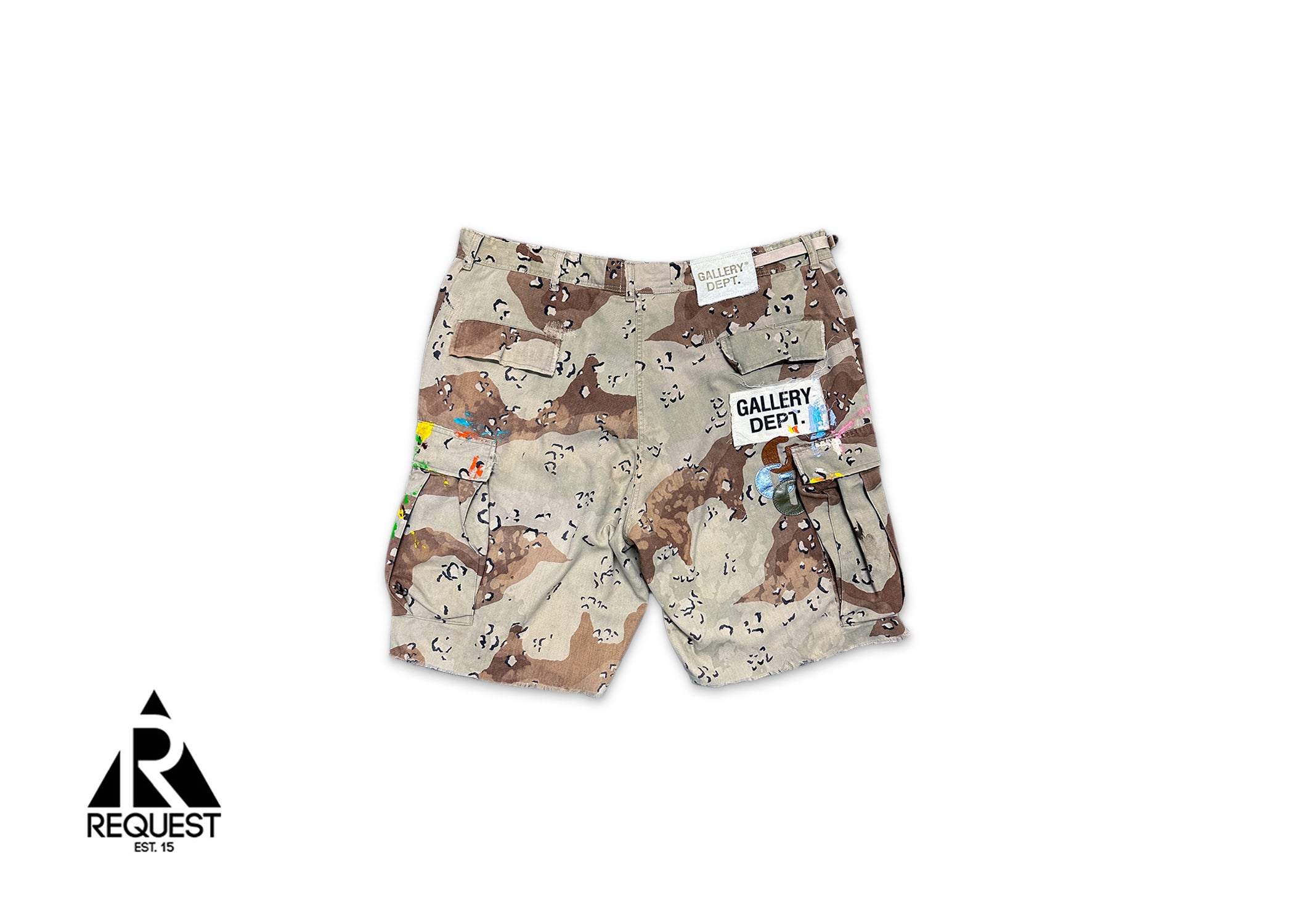 Camo Cargo G-Patch Shorts "Desert Camo"