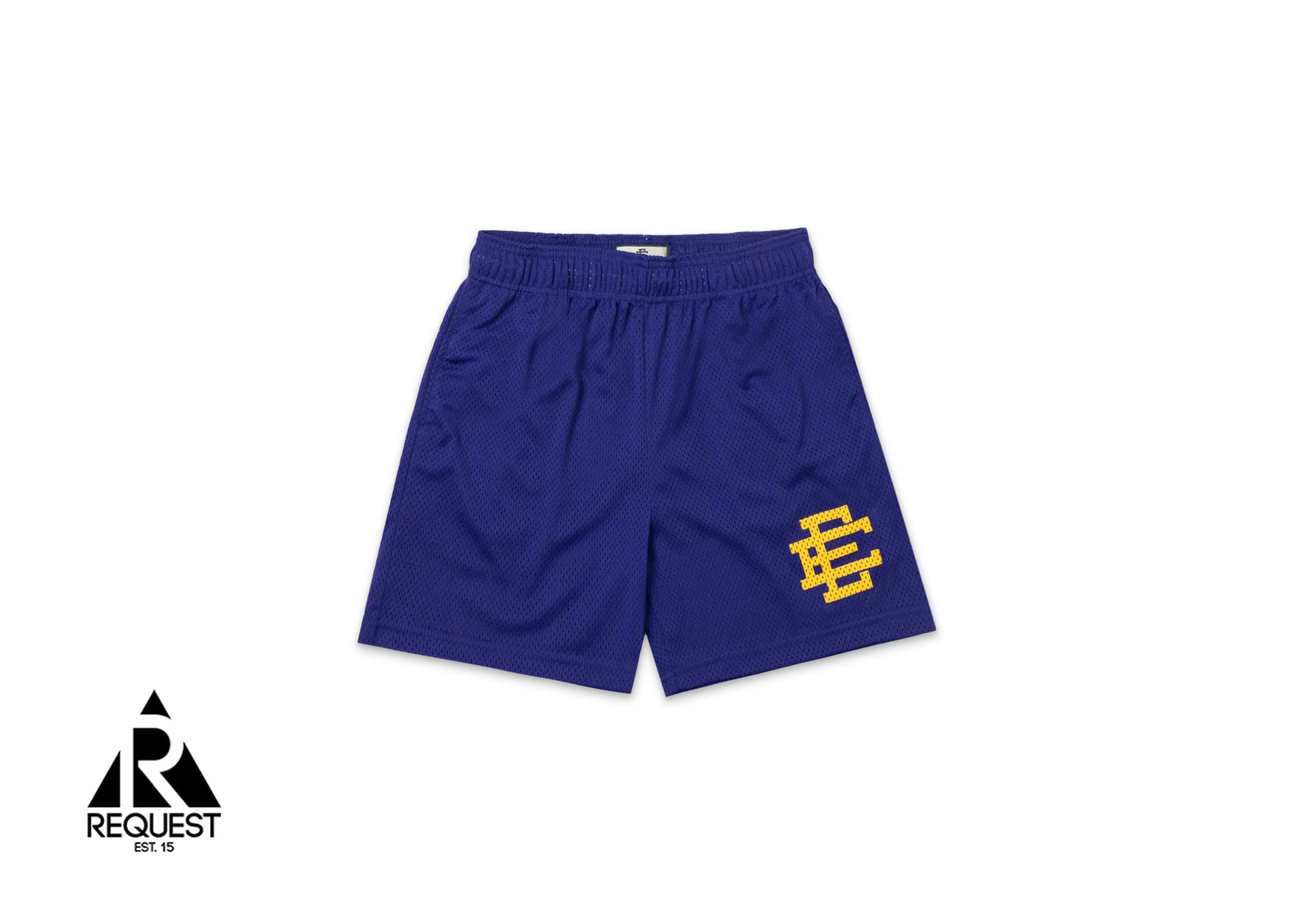 Eric Emanuel EE Mesh Shorts "Purple/Yellow"