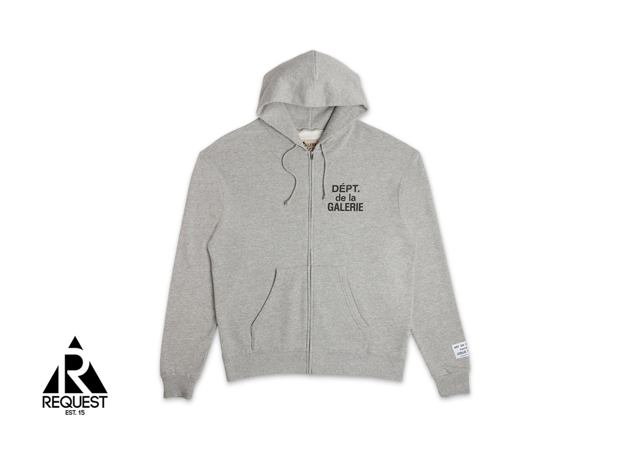 Gallery Dept. French Zip Up Hoodie "Heather Grey"