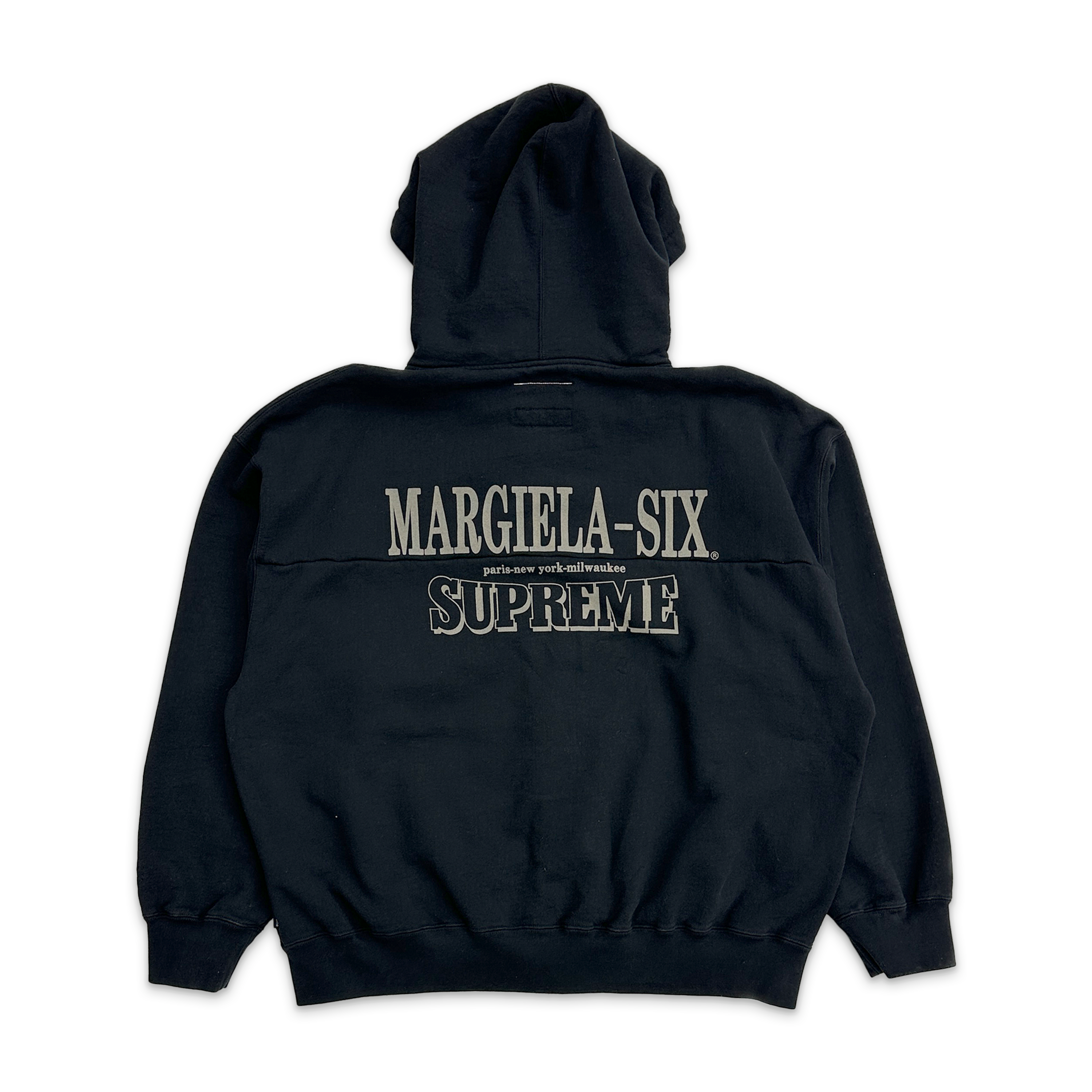 Supreme, MM6 Maison Margiela Eagle Zip Up Hooded Sweatshirt “Black" SS26