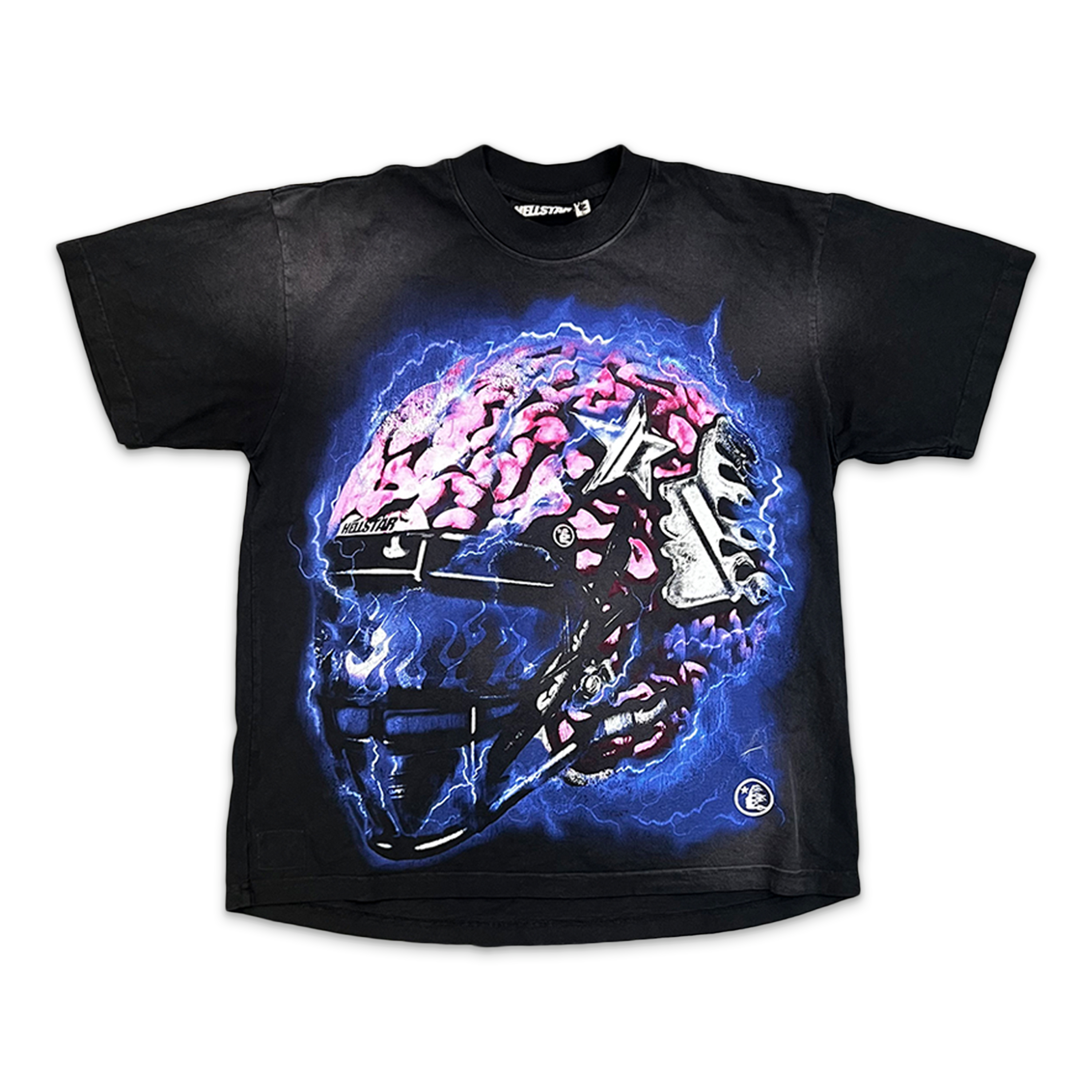 bape football helmet resell Hellstar Powered By The Star T-Shirt Black XL