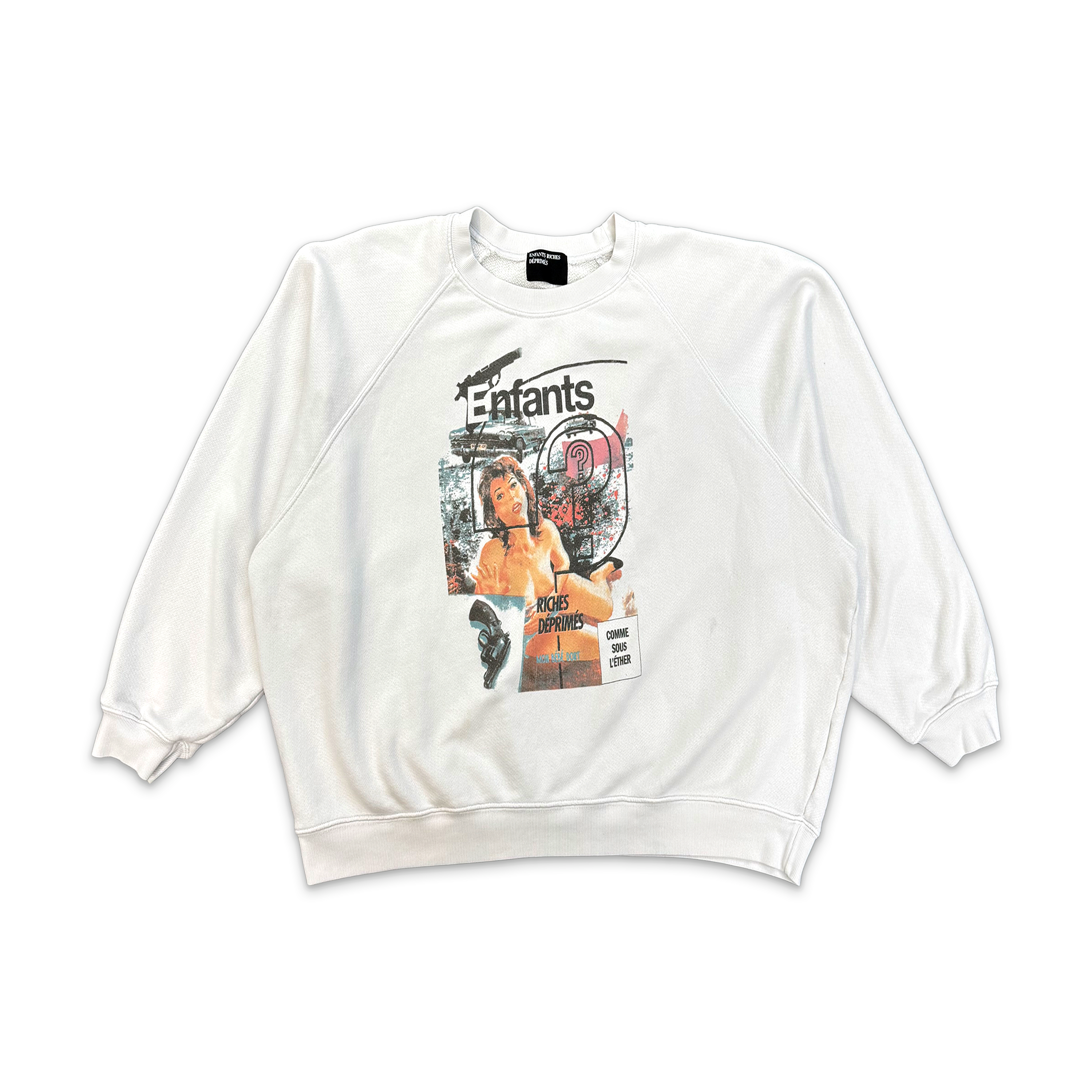 Thrilling Raglan Sweatshirt "Faded Ivory"