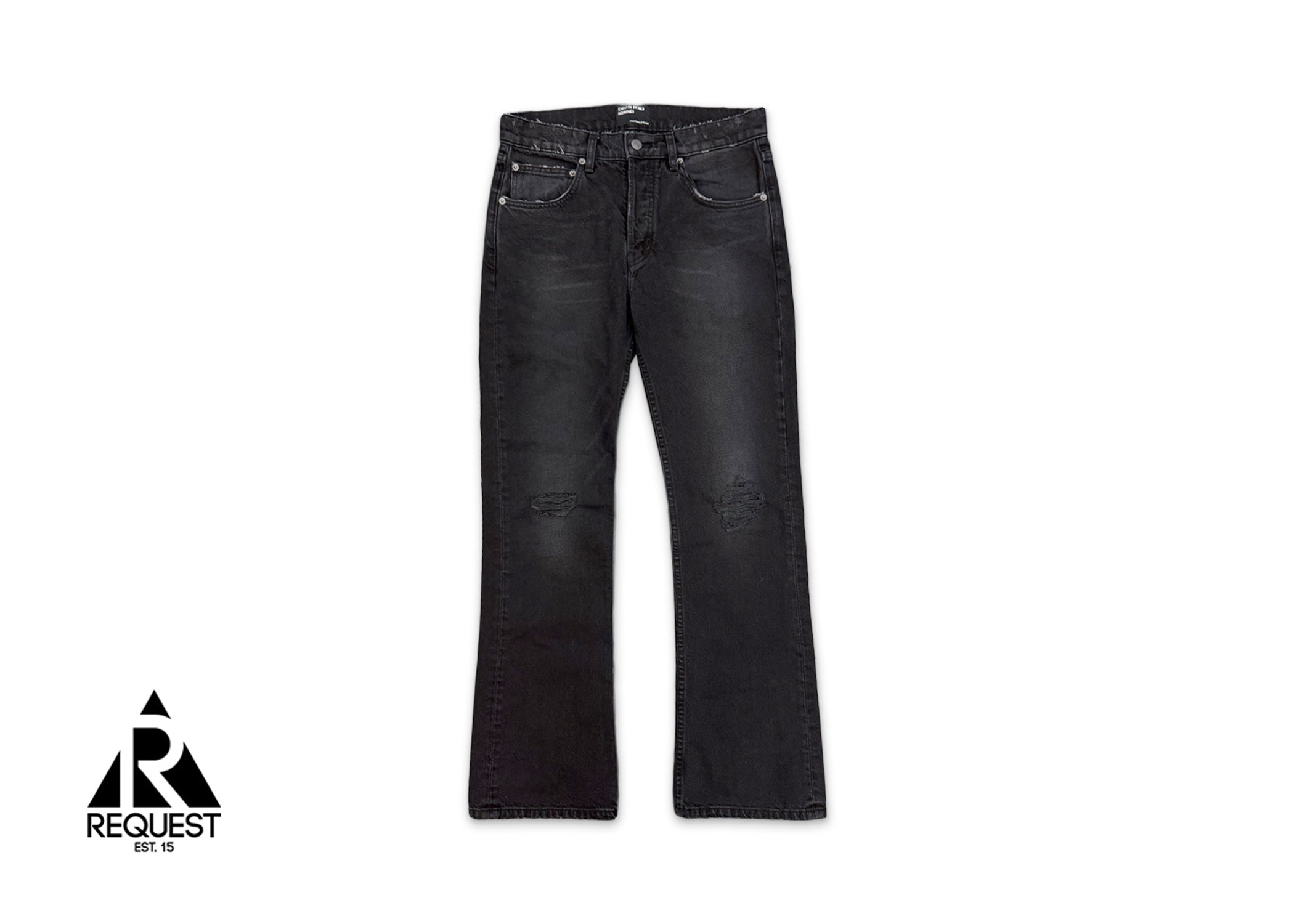 Enfants Riches Déprimes Flared Distressed Jeans "Black"