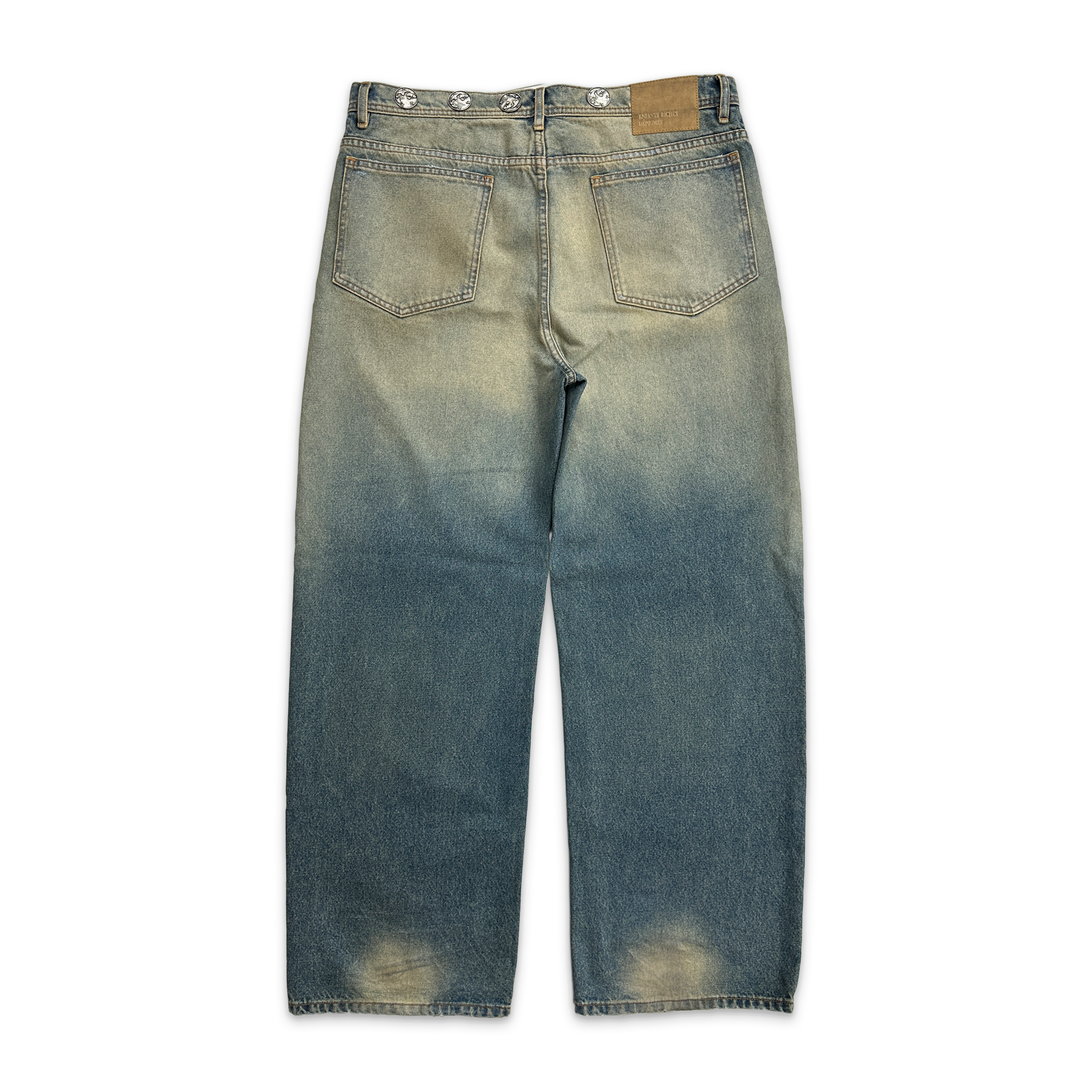 Enfants Riches Déprimes Ripped Coin Waist Jeans "Blue"